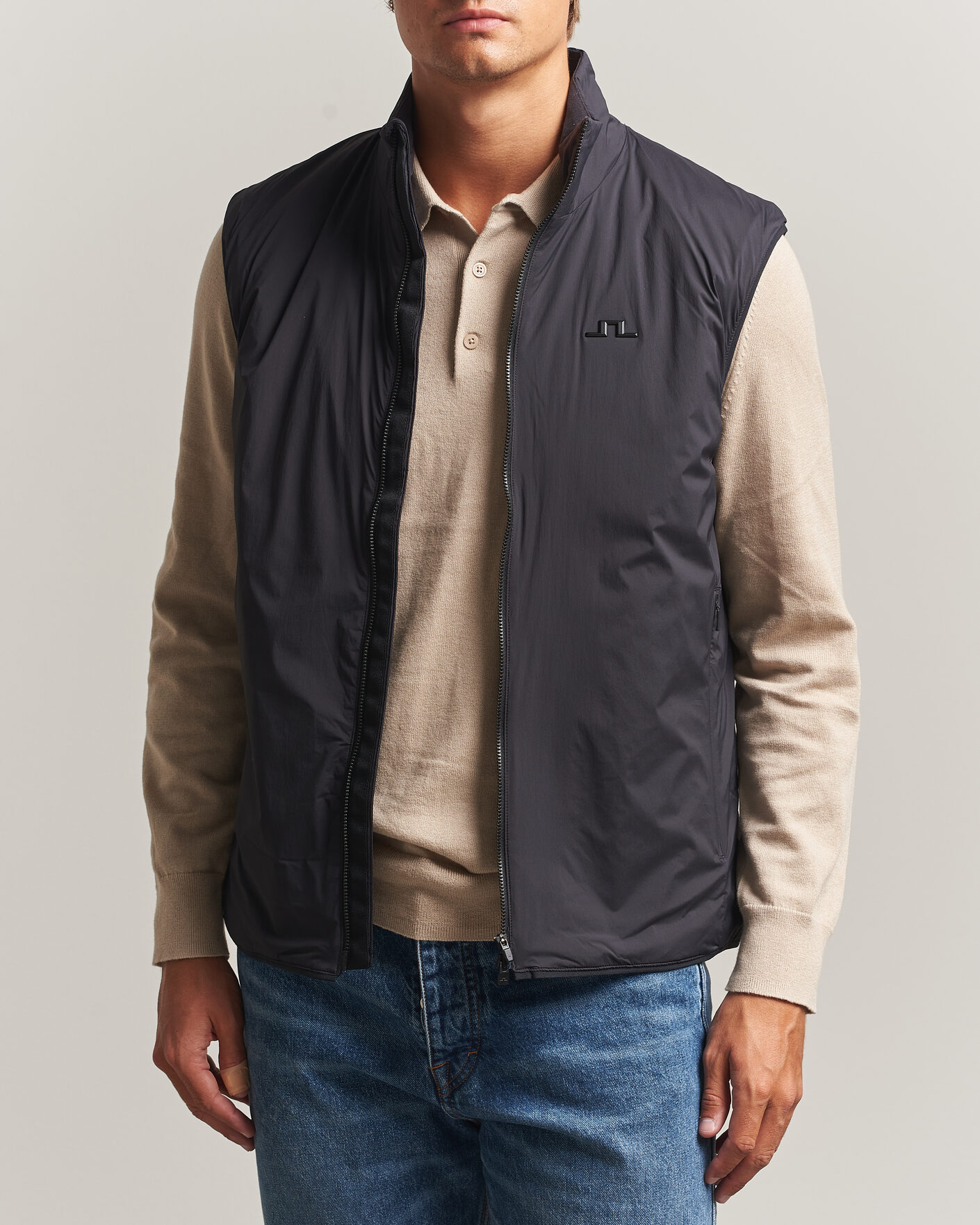 Herre | Vester | J.Lindeberg | Clinton Padded Vest Black