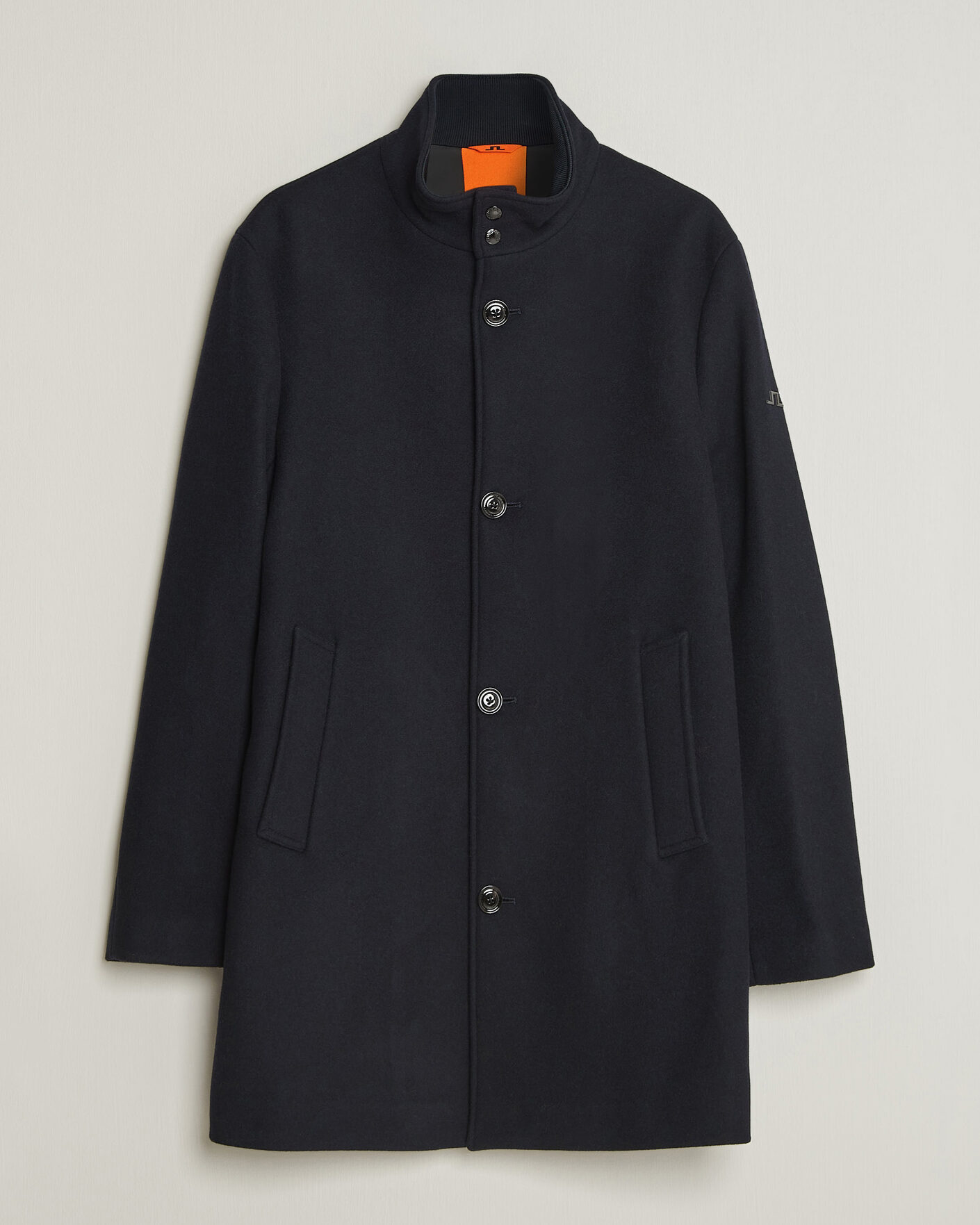 Herre | Jakker | J.Lindeberg | Lexon Wool Coat JL Navy