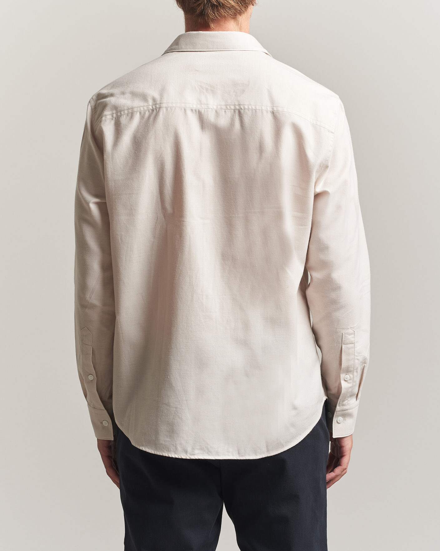 Herre | Skjorter | J.Lindeberg | Marlon Flannel Shirt Moonbeam