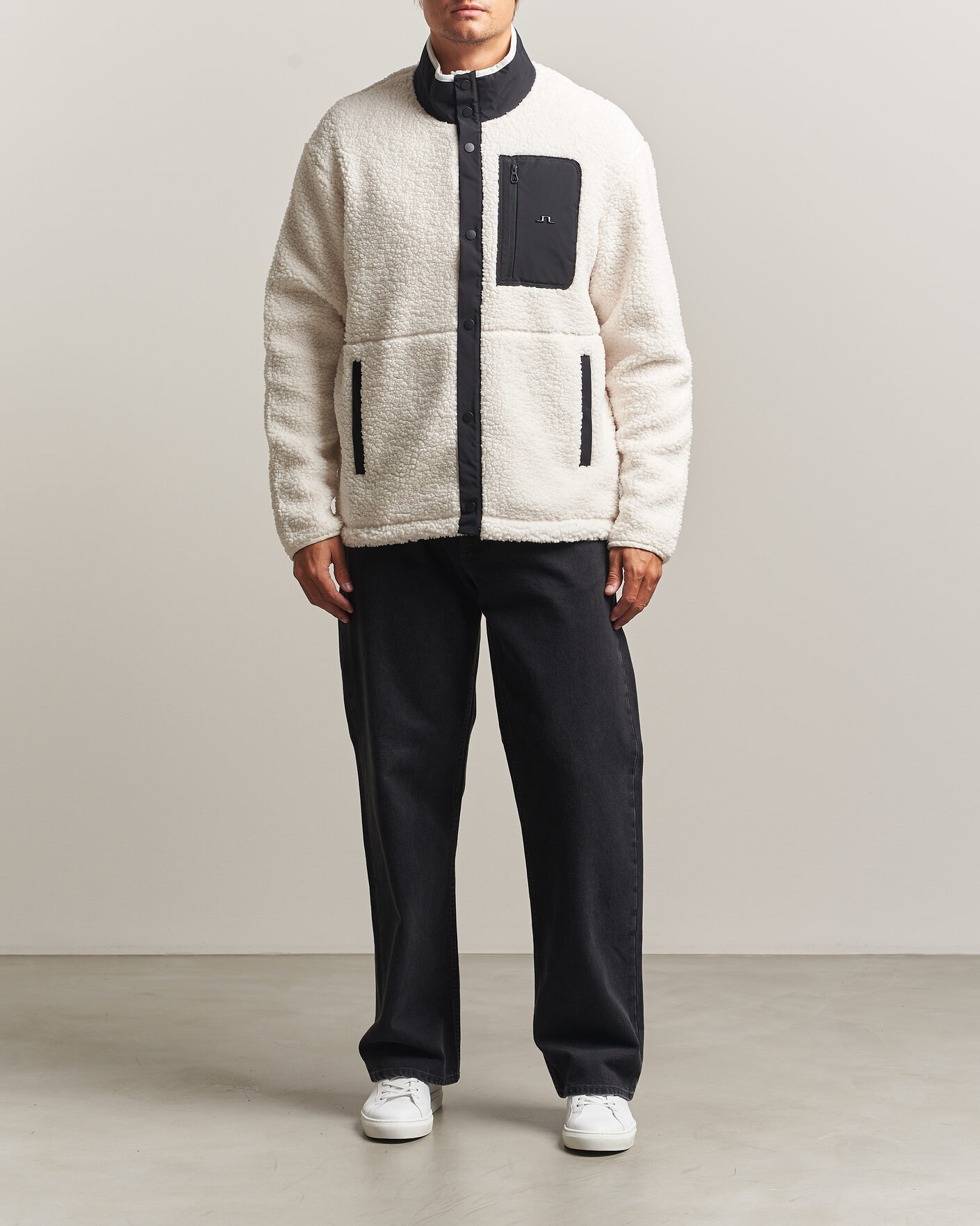 Herre | Gensere | J.Lindeberg | Marshall Pile Full Zip Tofu
