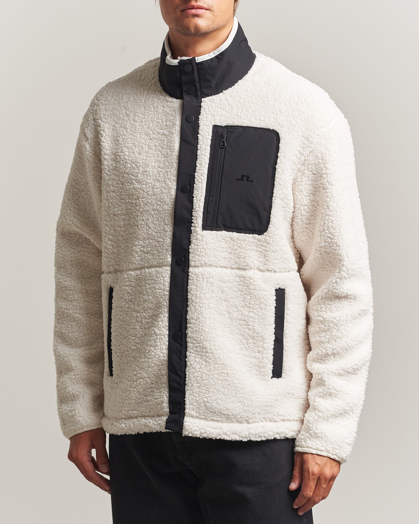 Herre | Gensere | J.Lindeberg | Marshall Pile Full Zip Tofu