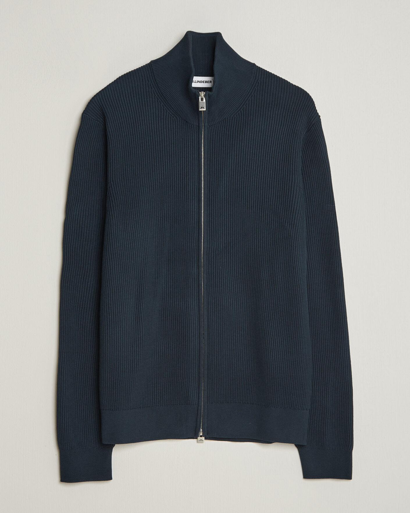 Herre | Gensere | J.Lindeberg | Alexis Cotton Full Zip JL Navy