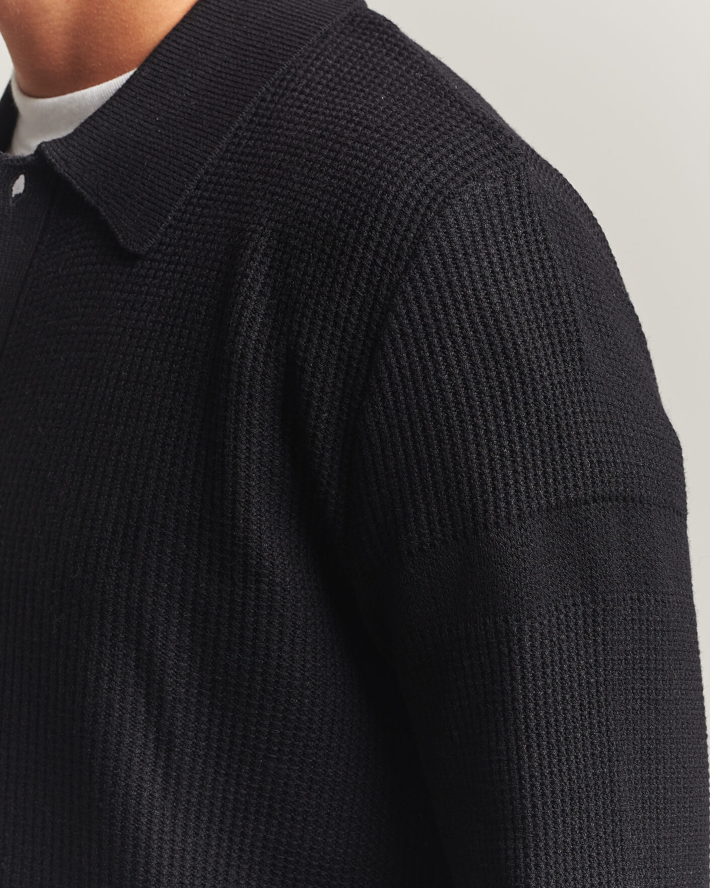 Herre | Gensere | J.Lindeberg | Willem Knitted Cardigan Black