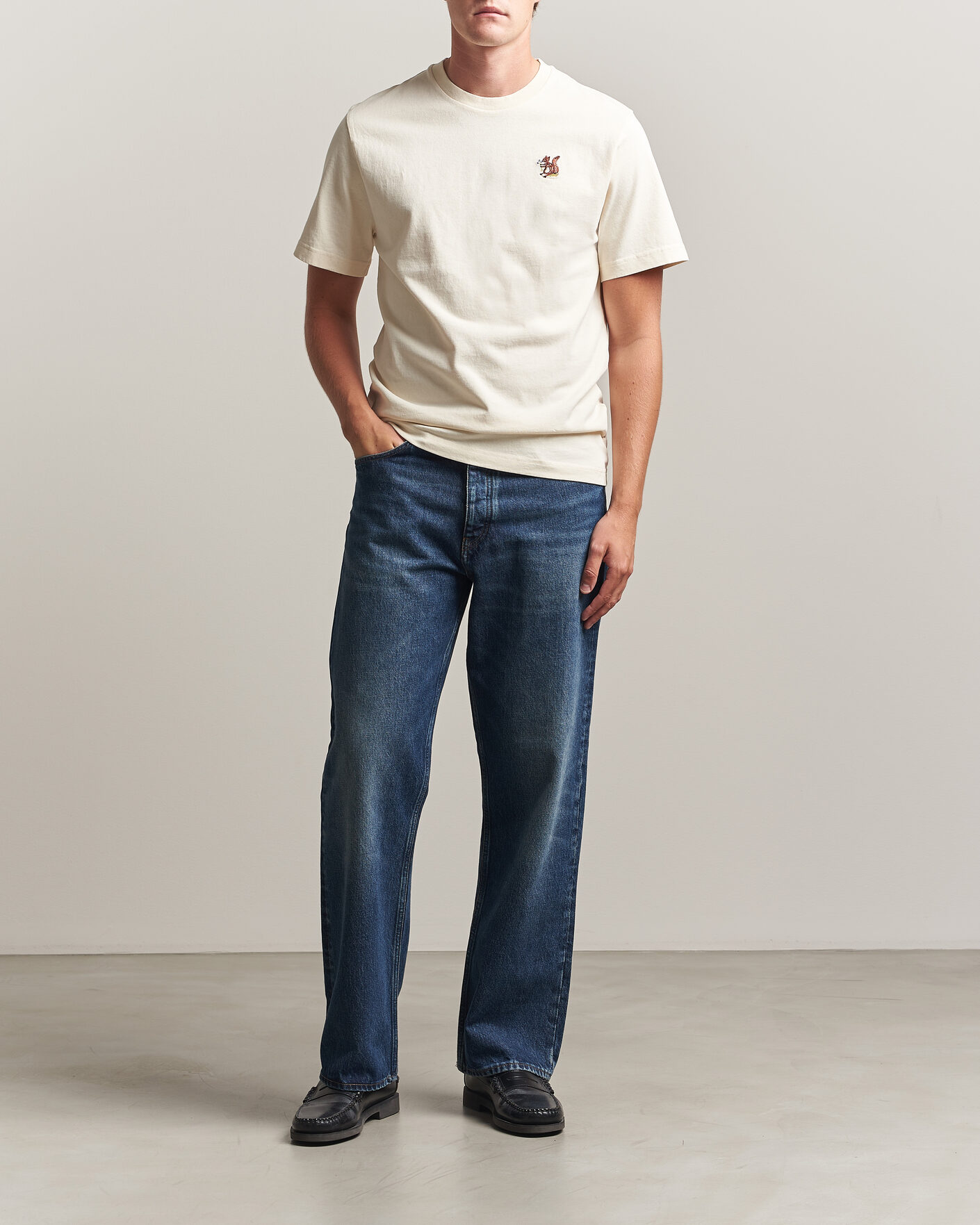 Herre | T-Shirts | Forét | Acorn T-Shirt Cloud
