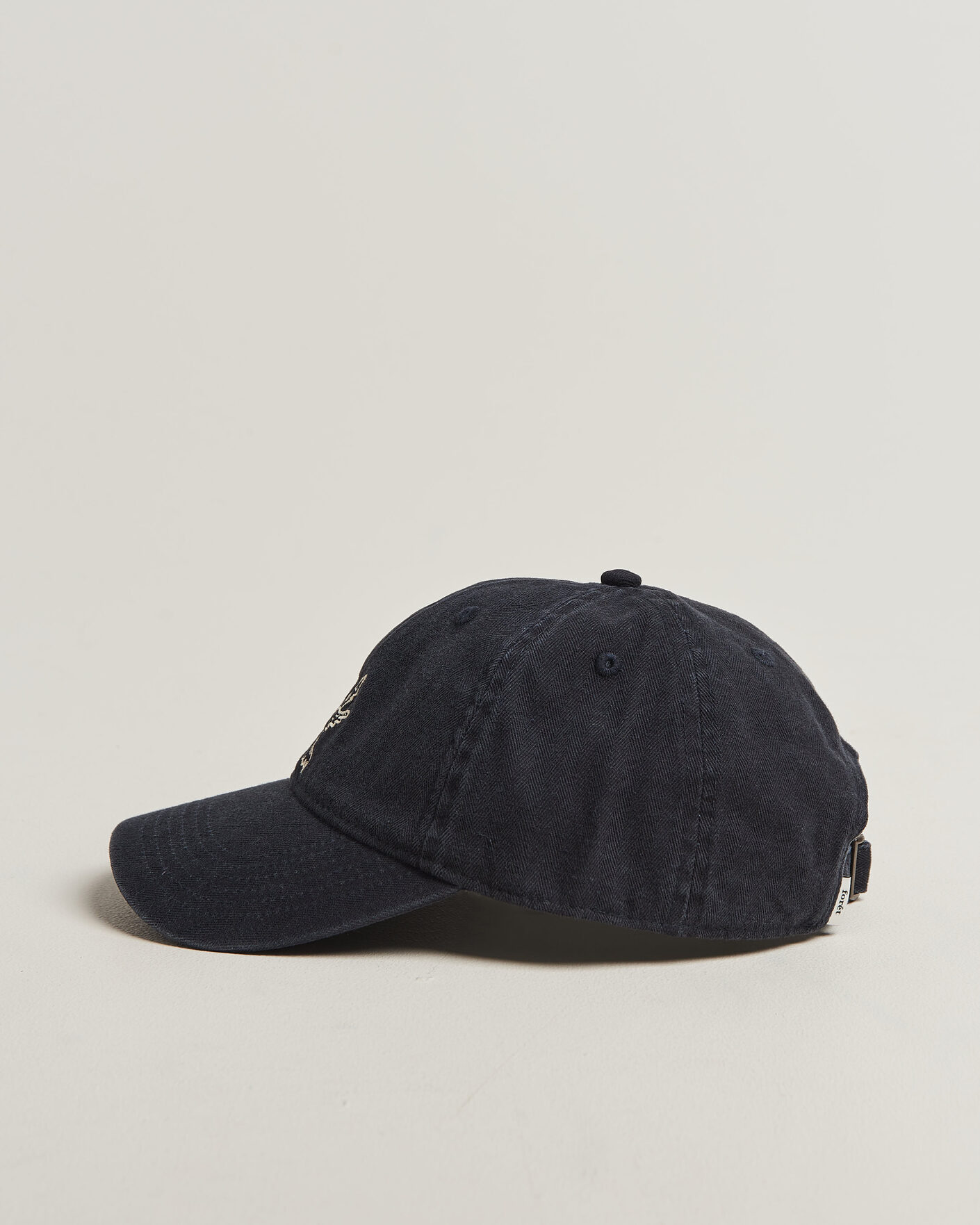 Herre | Hatter og capser | Forét | Bird Washed Herringbone Cap Navy