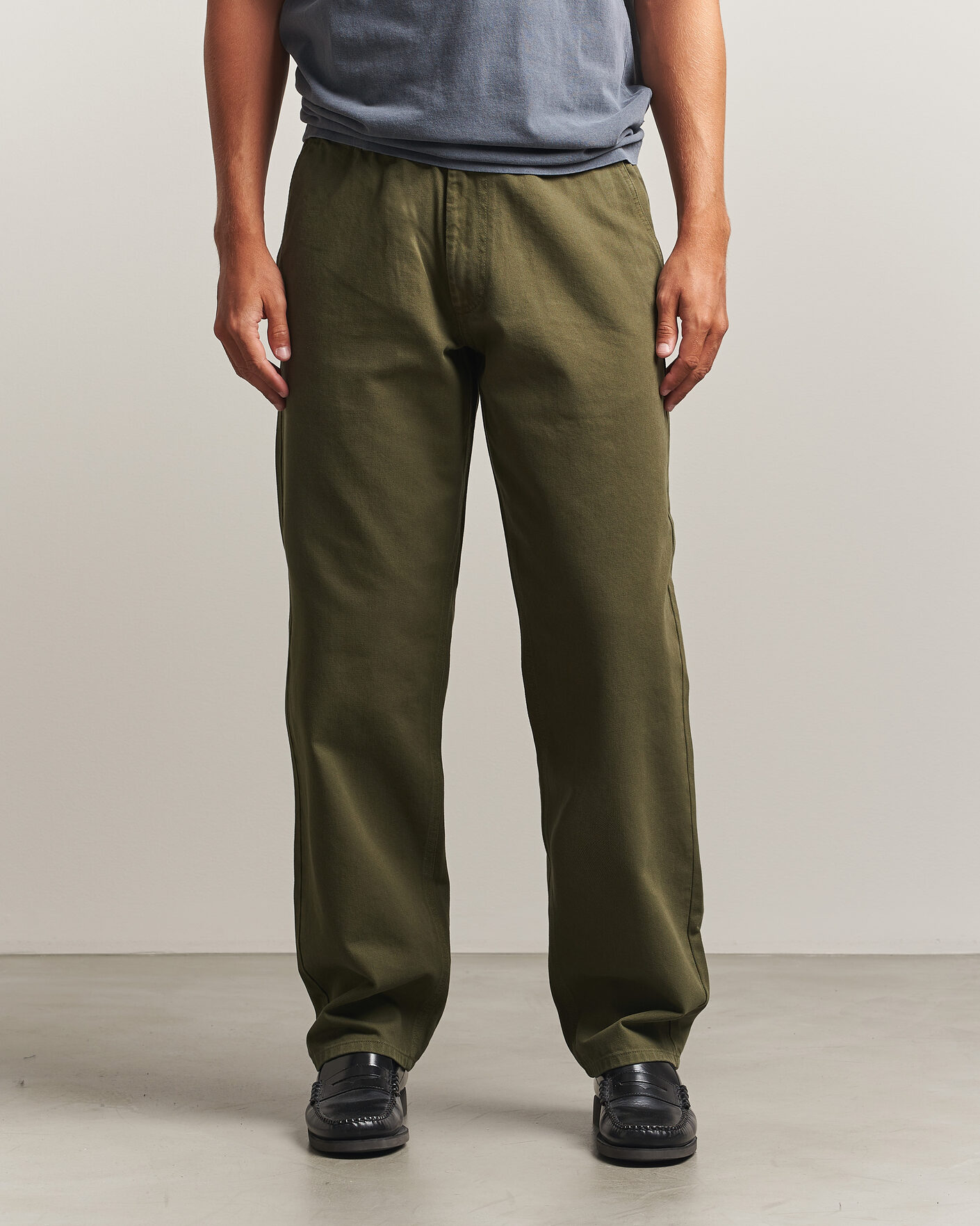 Herre | Bukser | Forét | Clay Twill Pants Army