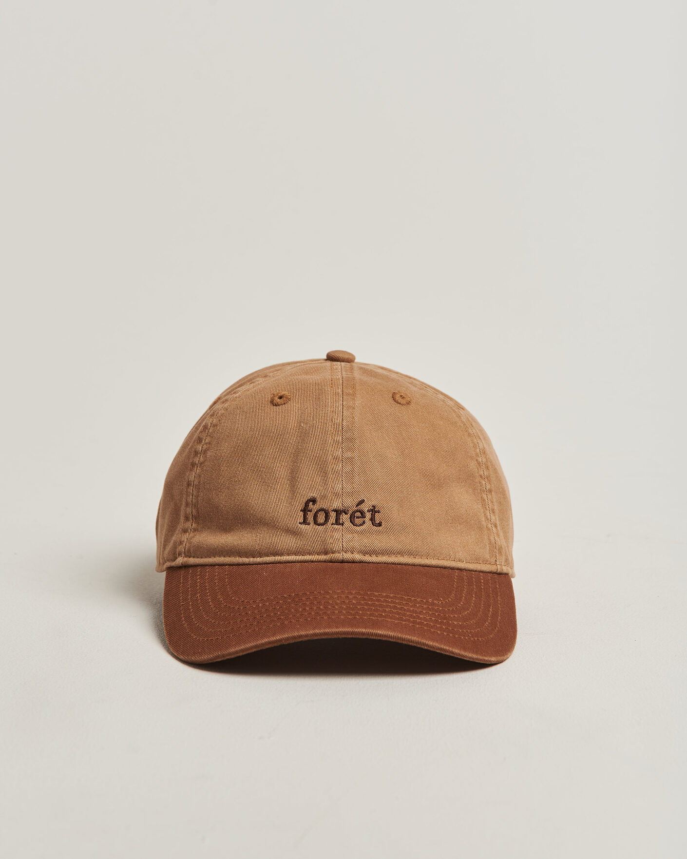 Herre | Hatter og capser | Forét | Hawk Washed 2-Tone Cap Khaki/Brown
