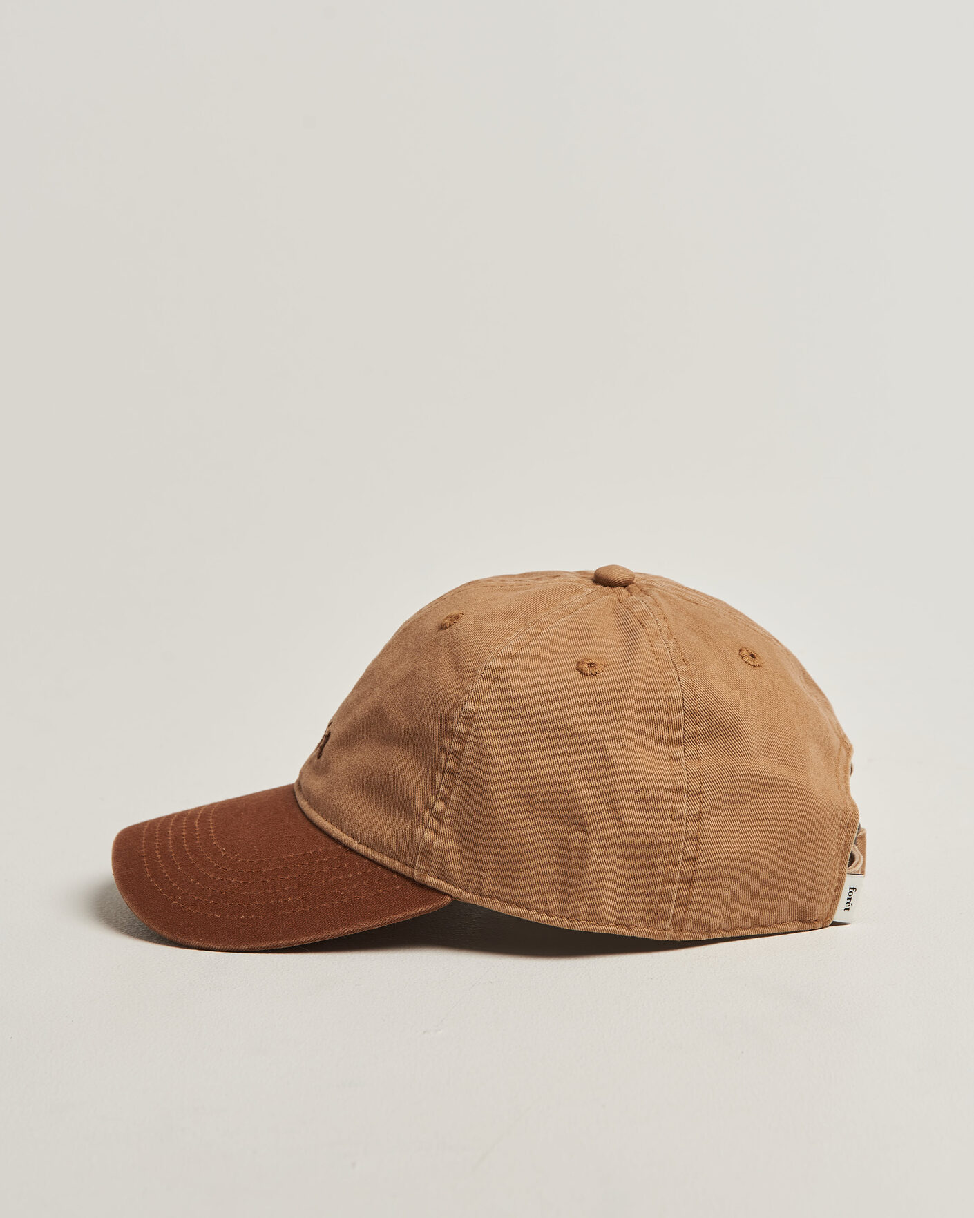 Herre | Hatter og capser | Forét | Hawk Washed 2-Tone Cap Khaki/Brown