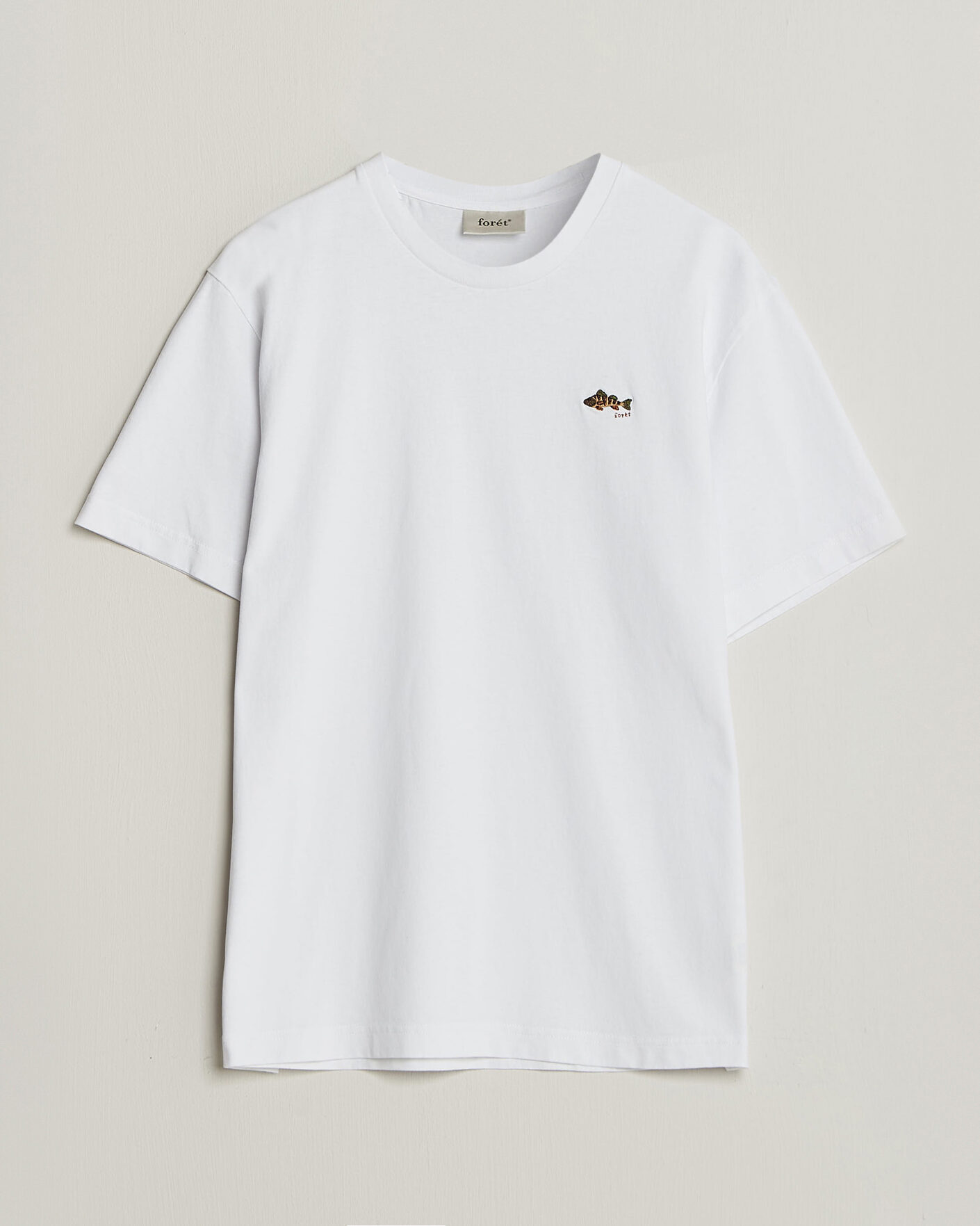 Herre | T-Shirts | Forét | Perch T-Shirt White