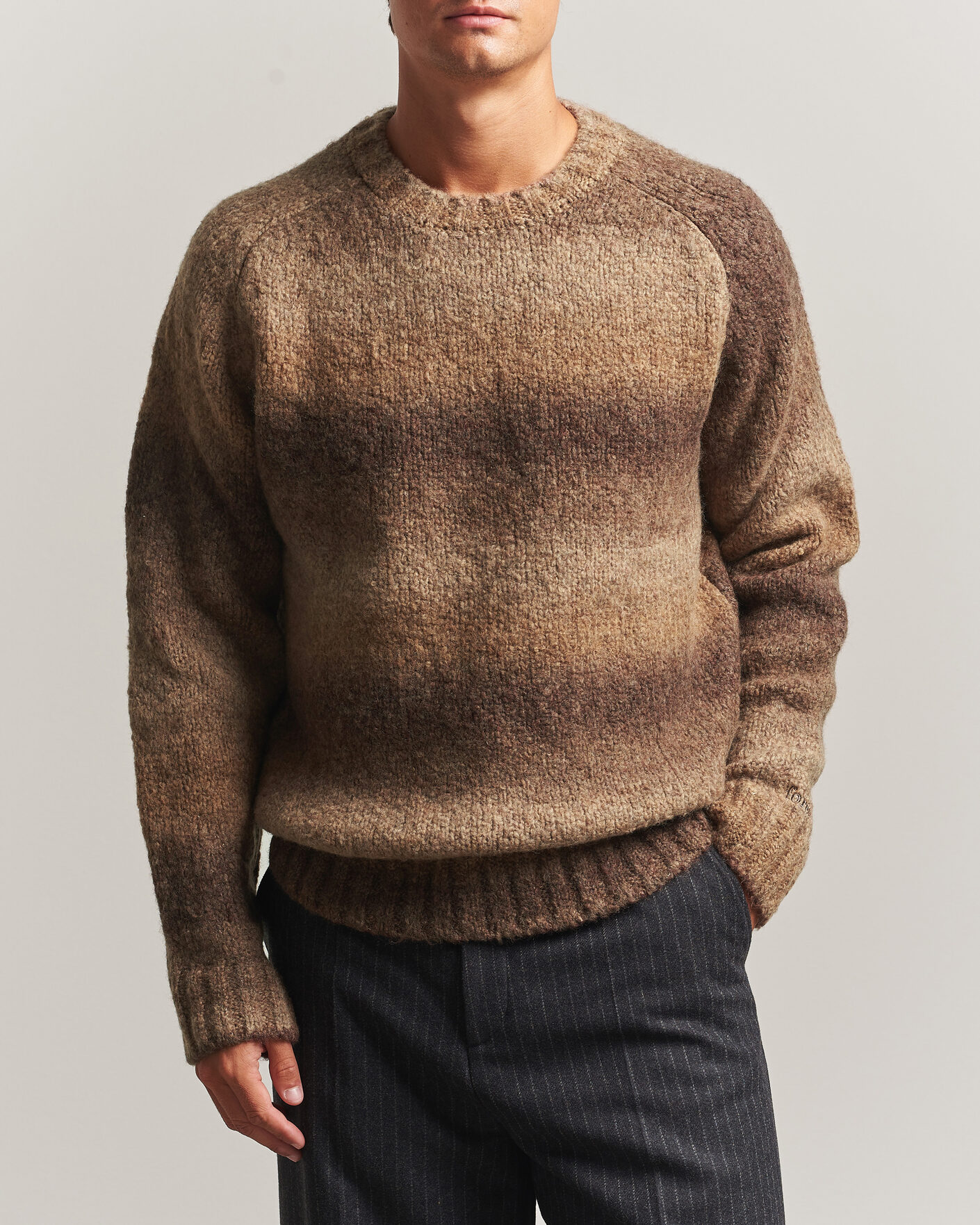 Herre | Gensere | Forét | Space Yarn Crew Neck Brown