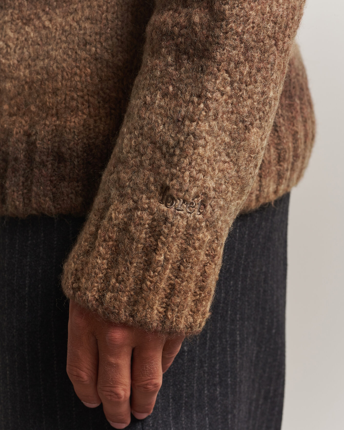 Herre | Gensere | Forét | Space Yarn Crew Neck Brown