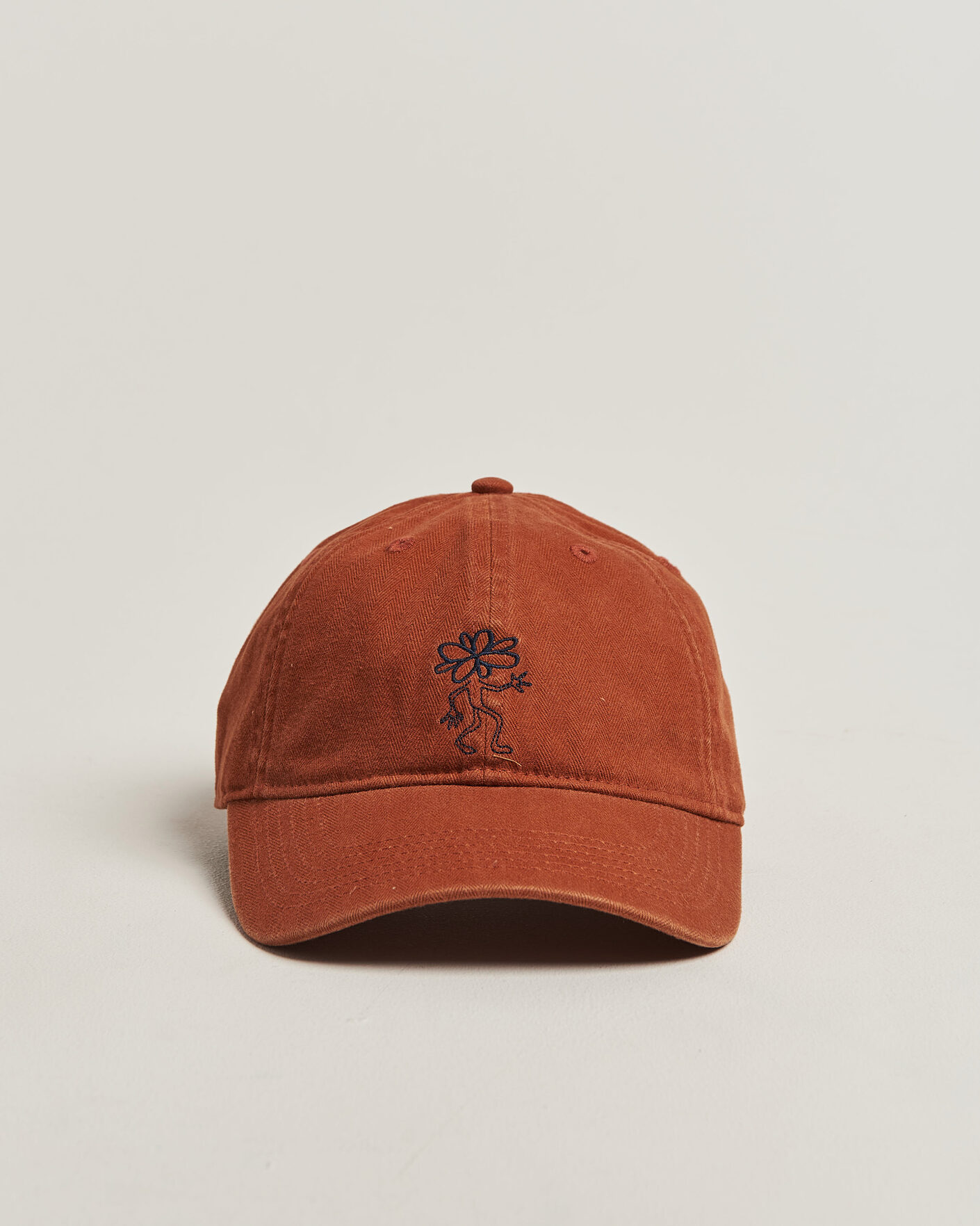 Herre | Hatter og capser | Forét | Tree Washed Herringbone Cap Brown