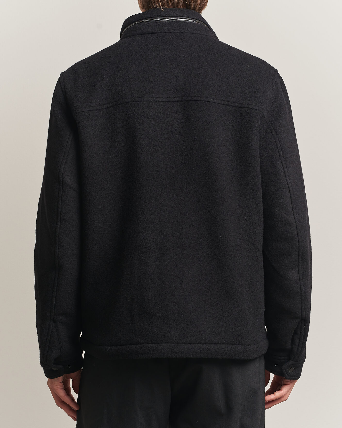 Herre | Jakker | J.Lindeberg | Bailey Wool Field Jacket Black