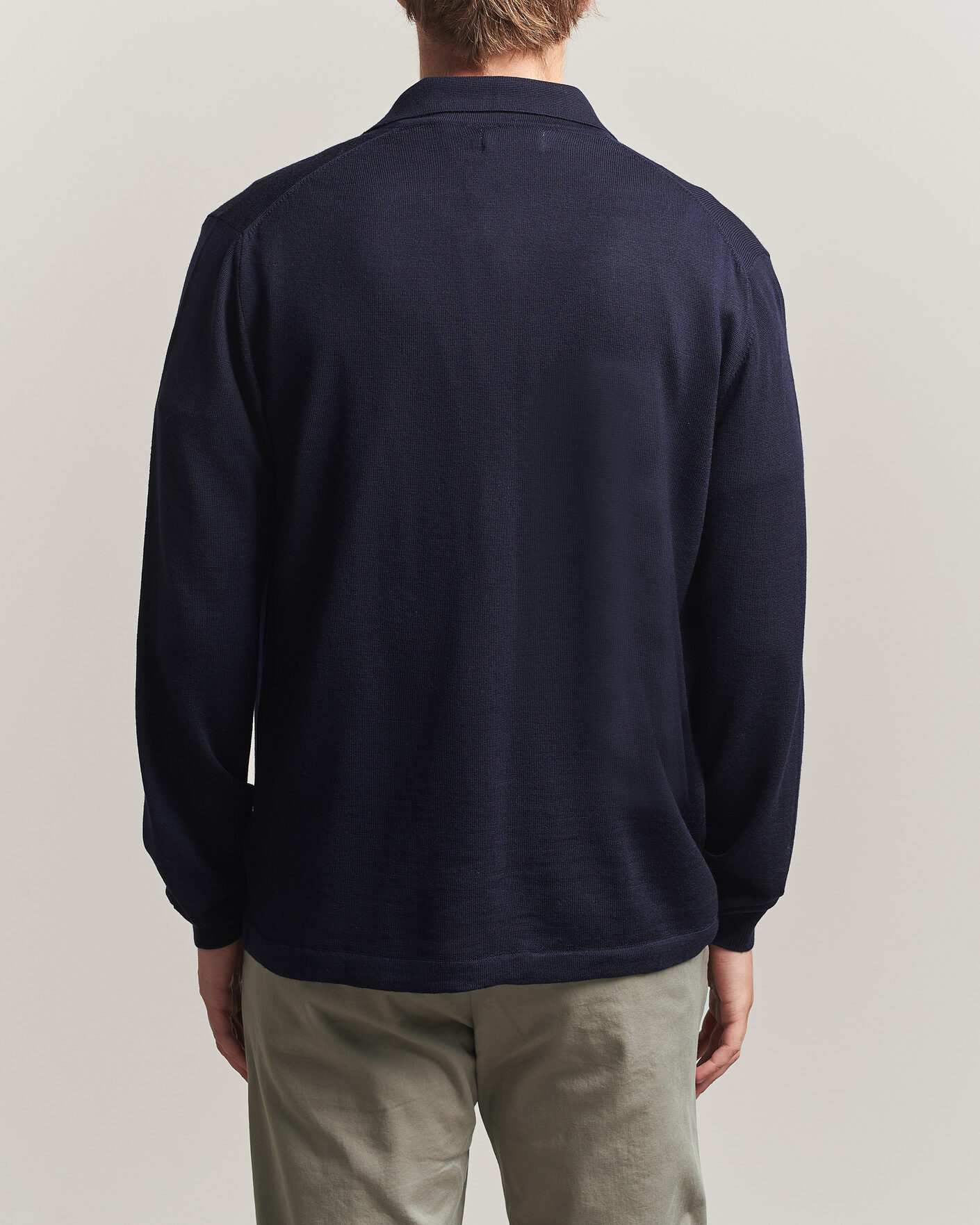 Herre | Gensere | J.Lindeberg | Kaleb Merino Full Zip JL Navy
