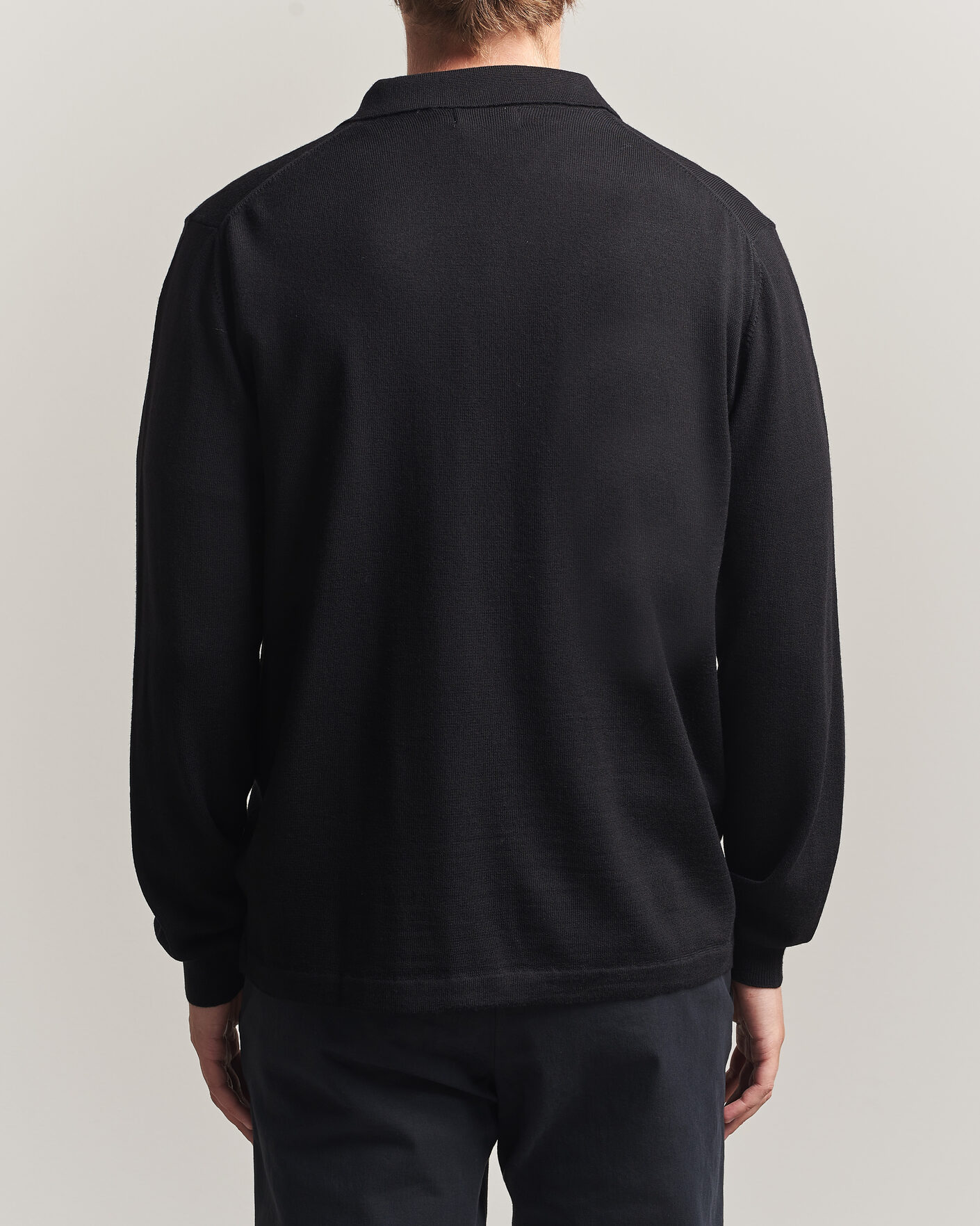 Herre | Gensere | J.Lindeberg | Kaleb Merino Full Zip Black