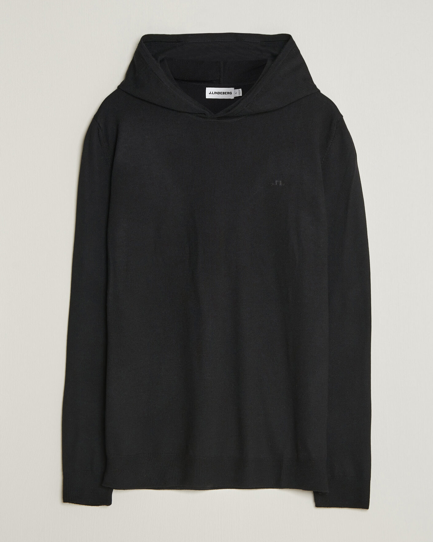 Herre | Gensere | J.Lindeberg | Karl Merino Hoodie Black