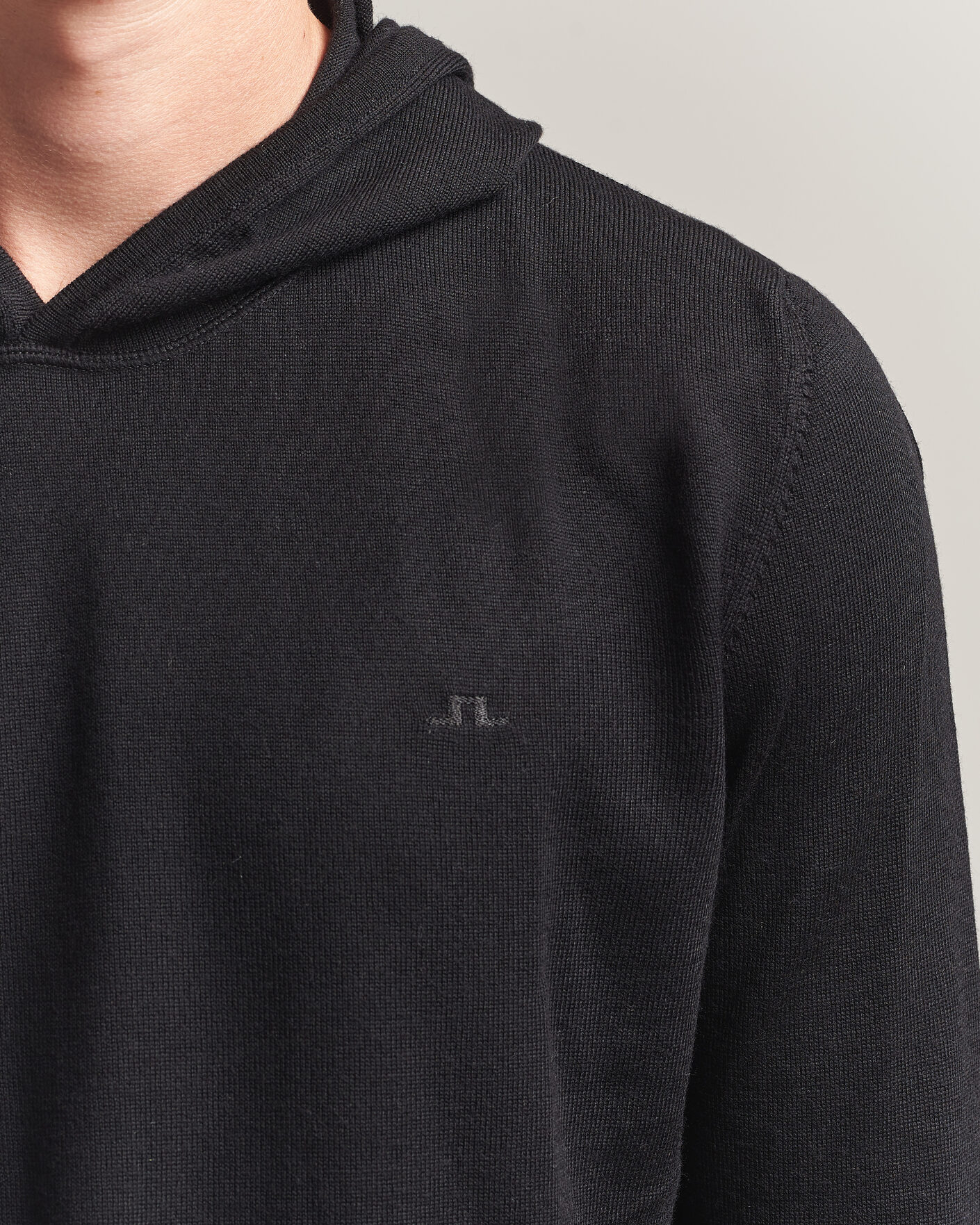 Herre | Gensere | J.Lindeberg | Karl Merino Hoodie Black