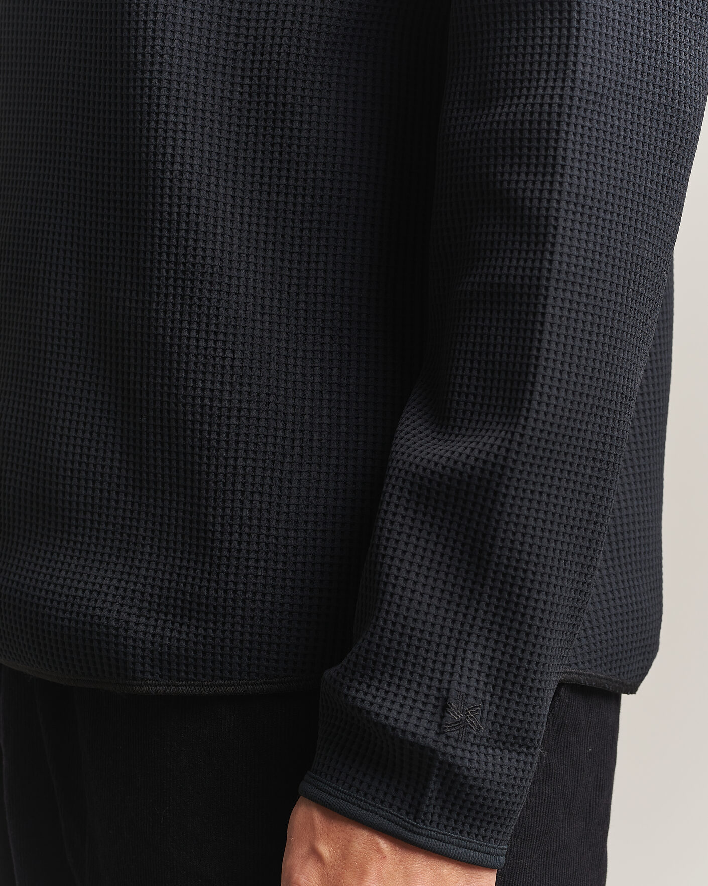 Herre | T-Shirts | Goldwin | WF Light Long Sleeve T-Shirt Black