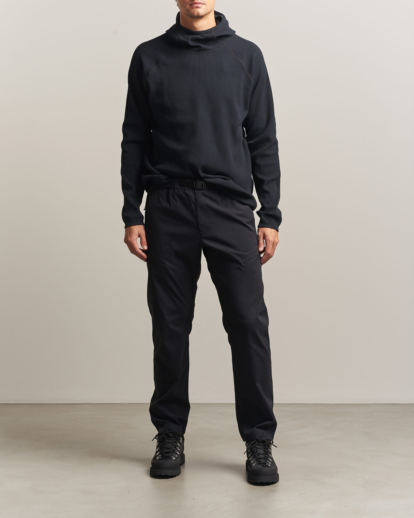 Herre | Gensere | Goldwin | WF Light Long Sleeve Hoodie Black
