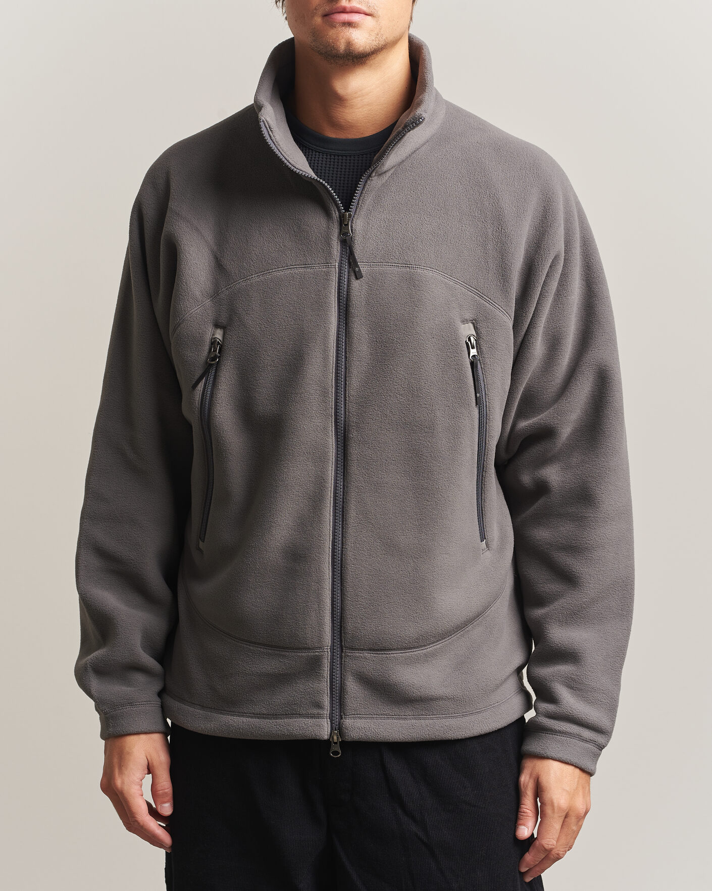 Herre | Gensere | Goldwin | Polartec Fleece Jacket Lunar Gray
