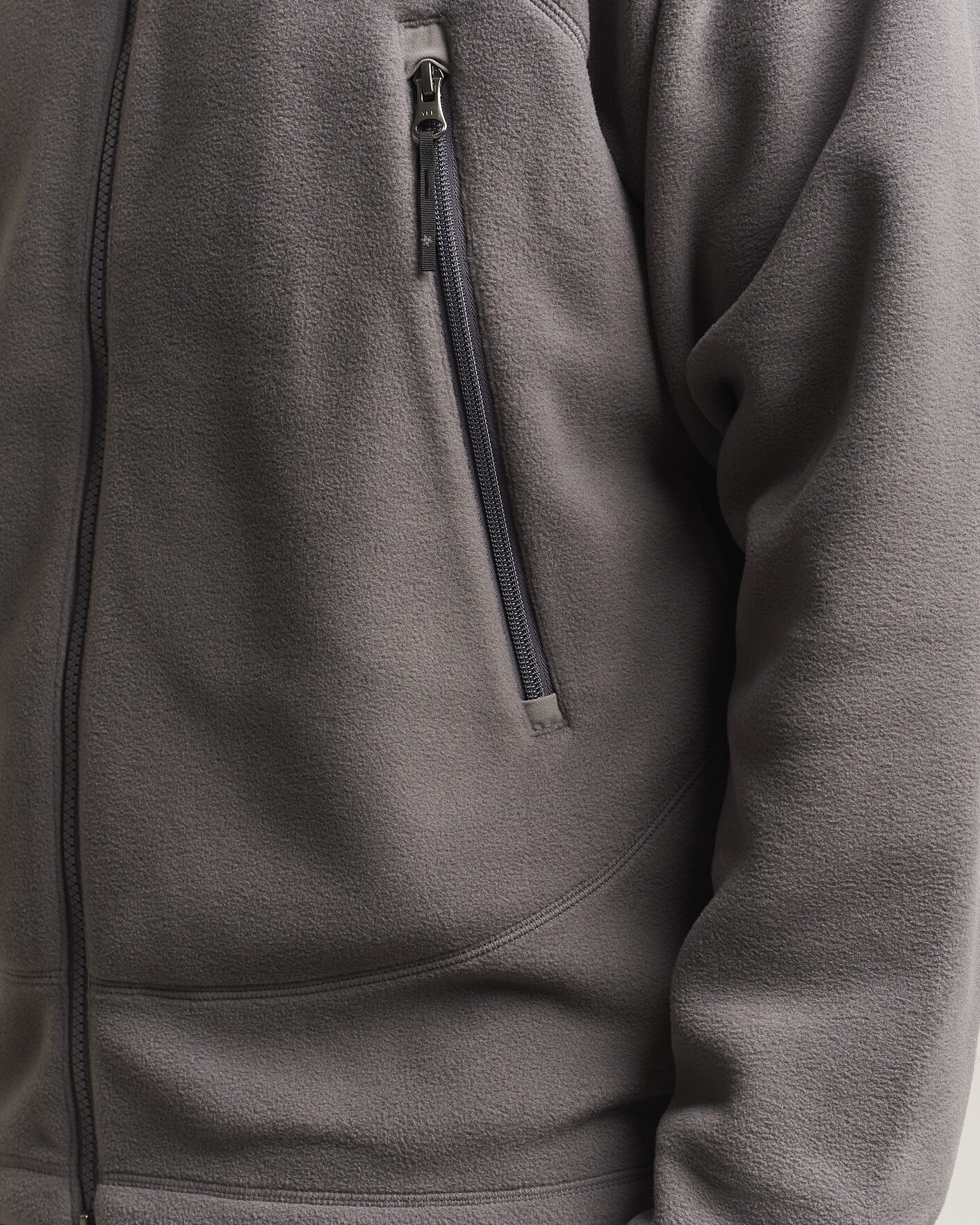 Herre | Gensere | Goldwin | Polartec Fleece Jacket Lunar Gray