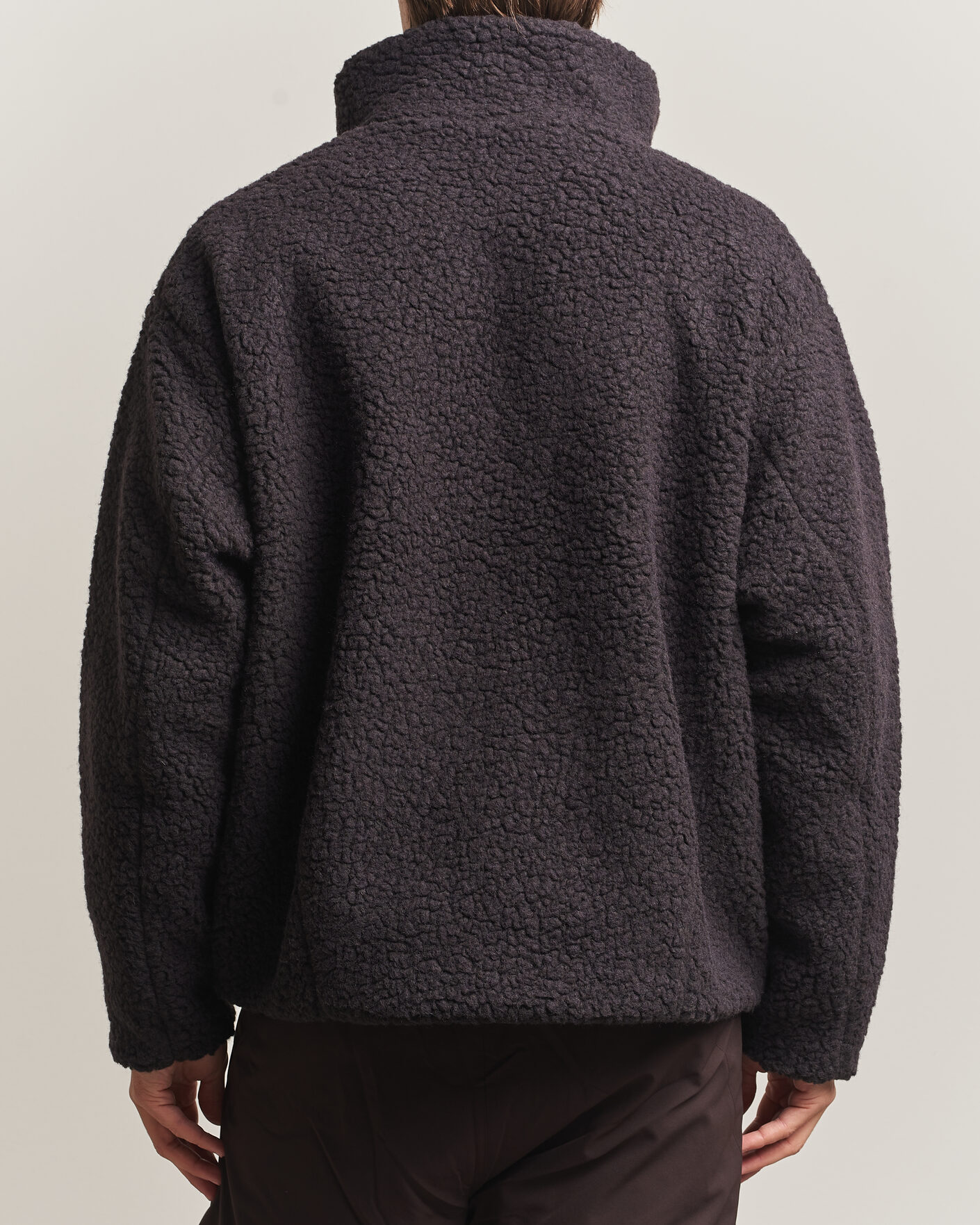 Herre | Gensere | Goldwin | Deep Pile Fleece Jacket Espresso