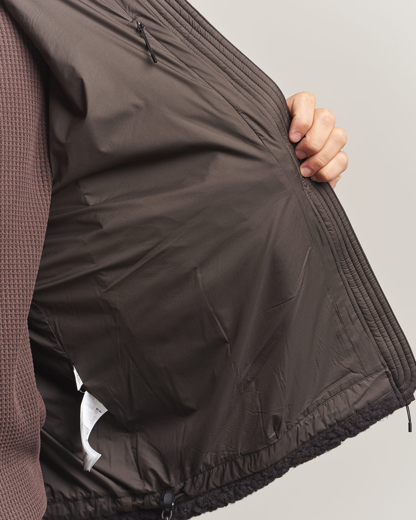 Herre | Gensere | Goldwin | Deep Pile Fleece Jacket Espresso