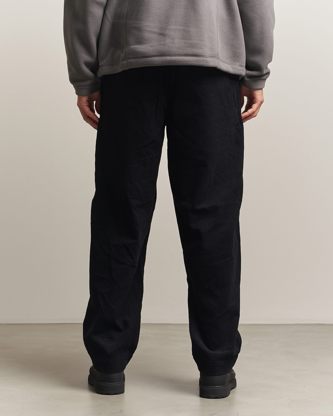 Herre | Bukser | Goldwin | Corduroy Straight Pants Black