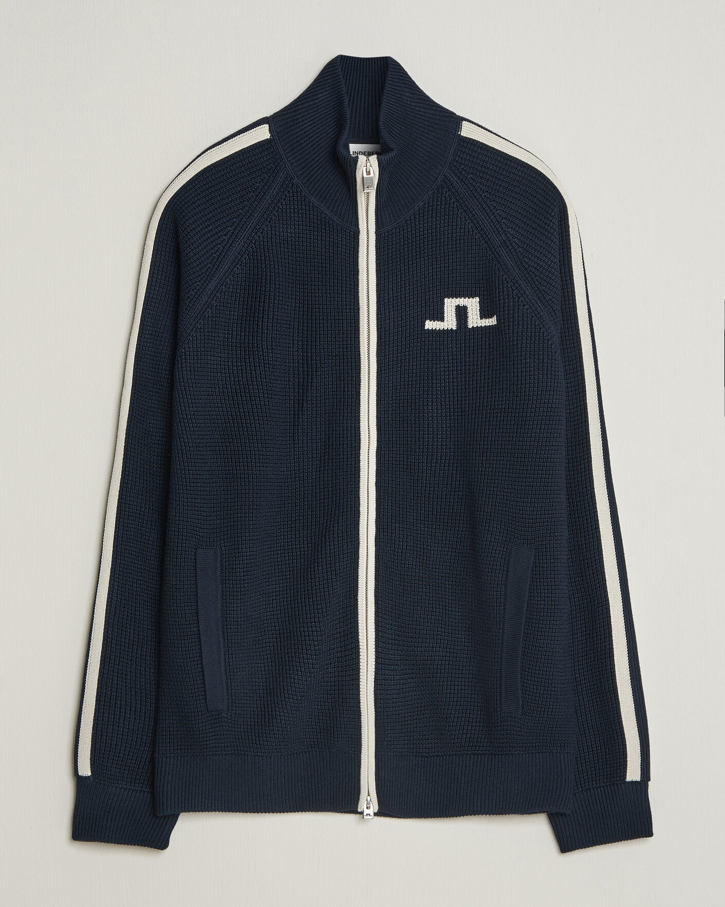 Herre | Gensere | J.Lindeberg | Craig Knitted Full Zip JL Navy