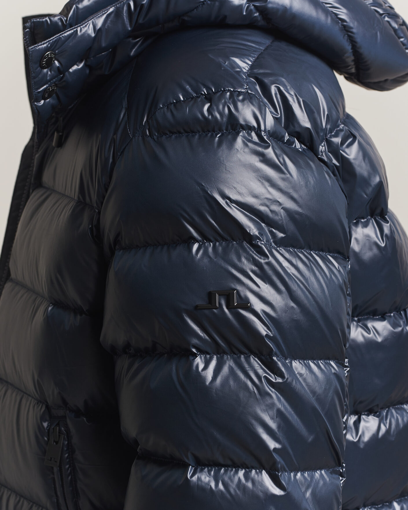 Herre | Jakker | J.Lindeberg | Creek Light Hooded Down Jacket JL Navy