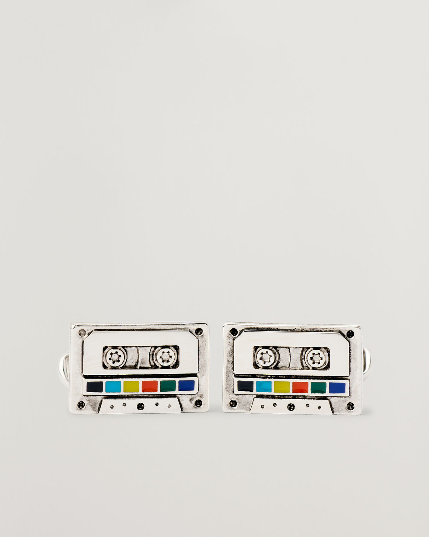 Herre | Mansjettknapper | Paul Smith | Tape Cufflink Silver