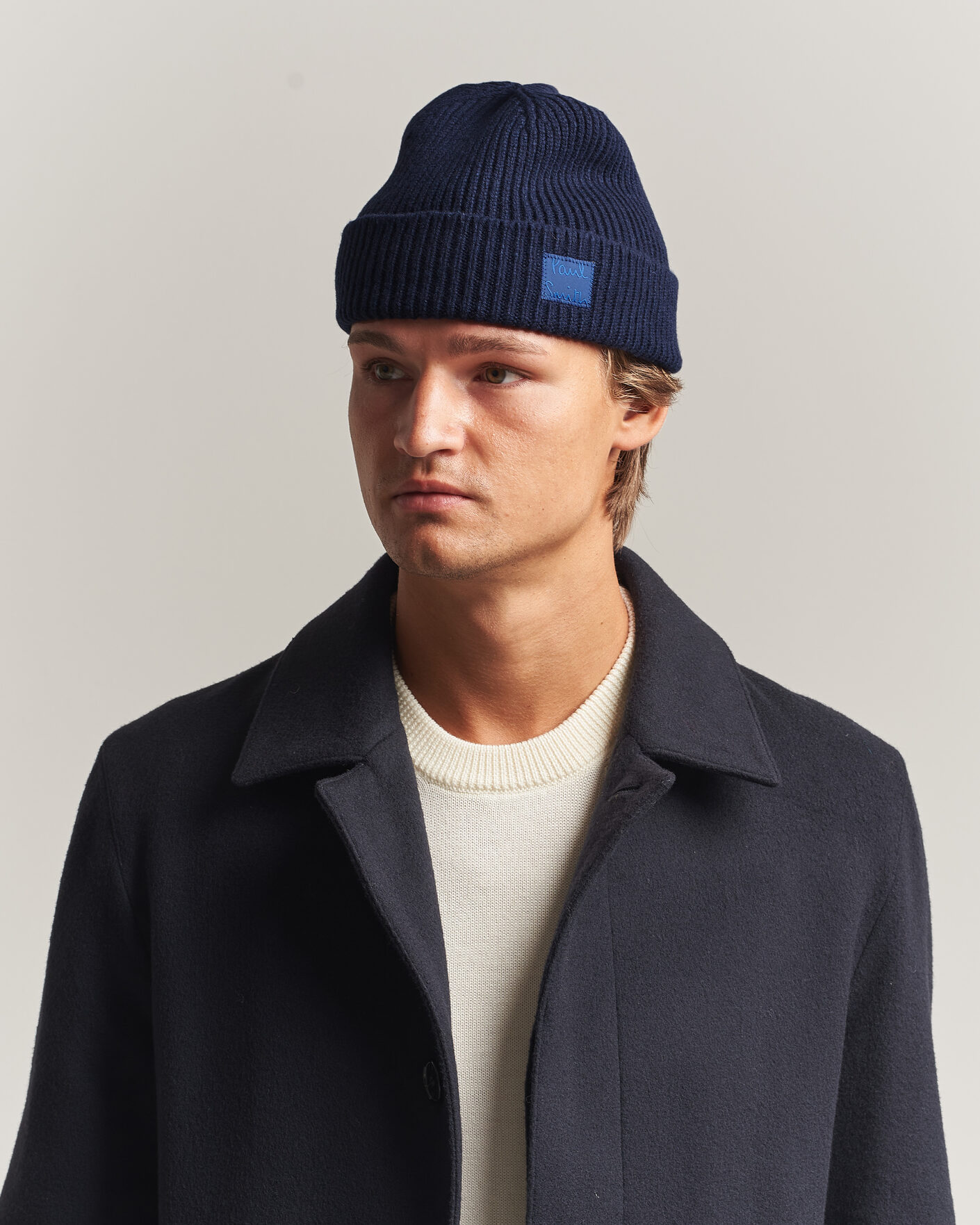 Herre | Luer | Paul Smith | Cashmere Beanie Navy