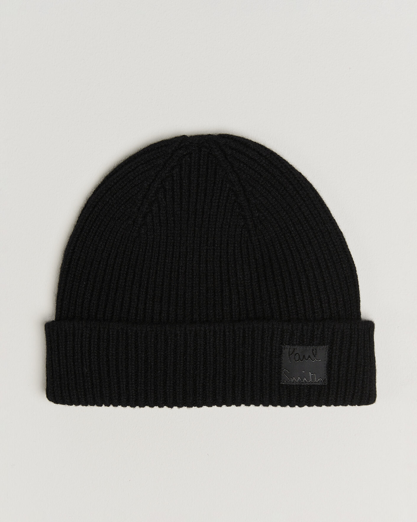 Herre | Luer | Paul Smith | Cashmere Beanie Black