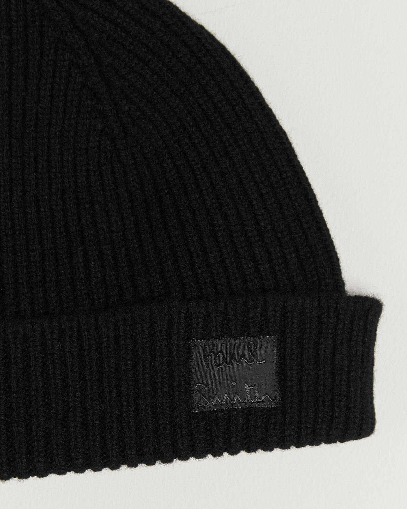 Herre | Luer | Paul Smith | Cashmere Beanie Black