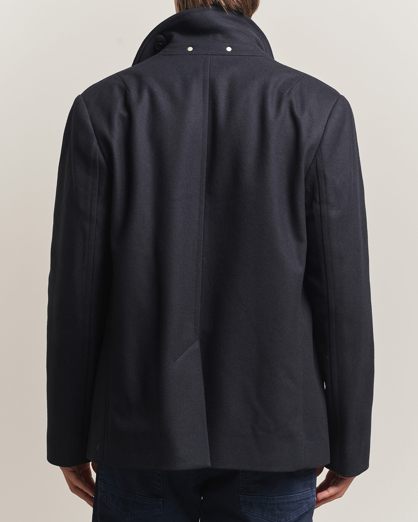 Herre | Jakker | PS Paul Smith | Wool Peacoat Navy