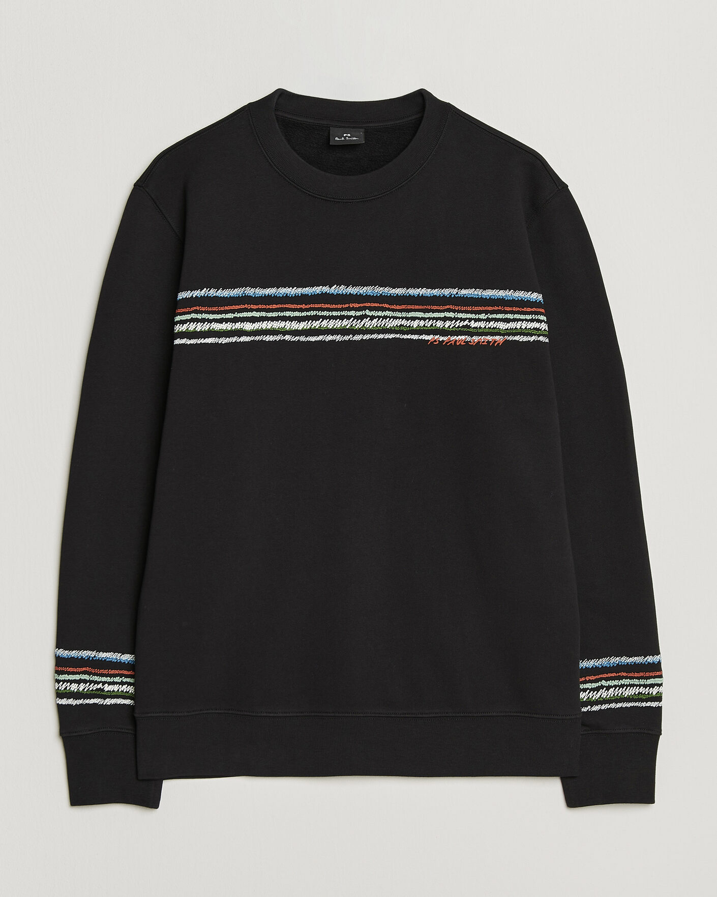 Herre | Gensere | PS Paul Smith | Stripes Crew Neck Sweatshirt Black