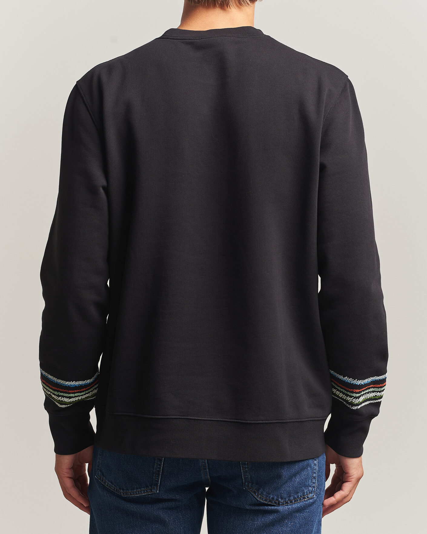 Herre | Gensere | PS Paul Smith | Stripes Crew Neck Sweatshirt Black