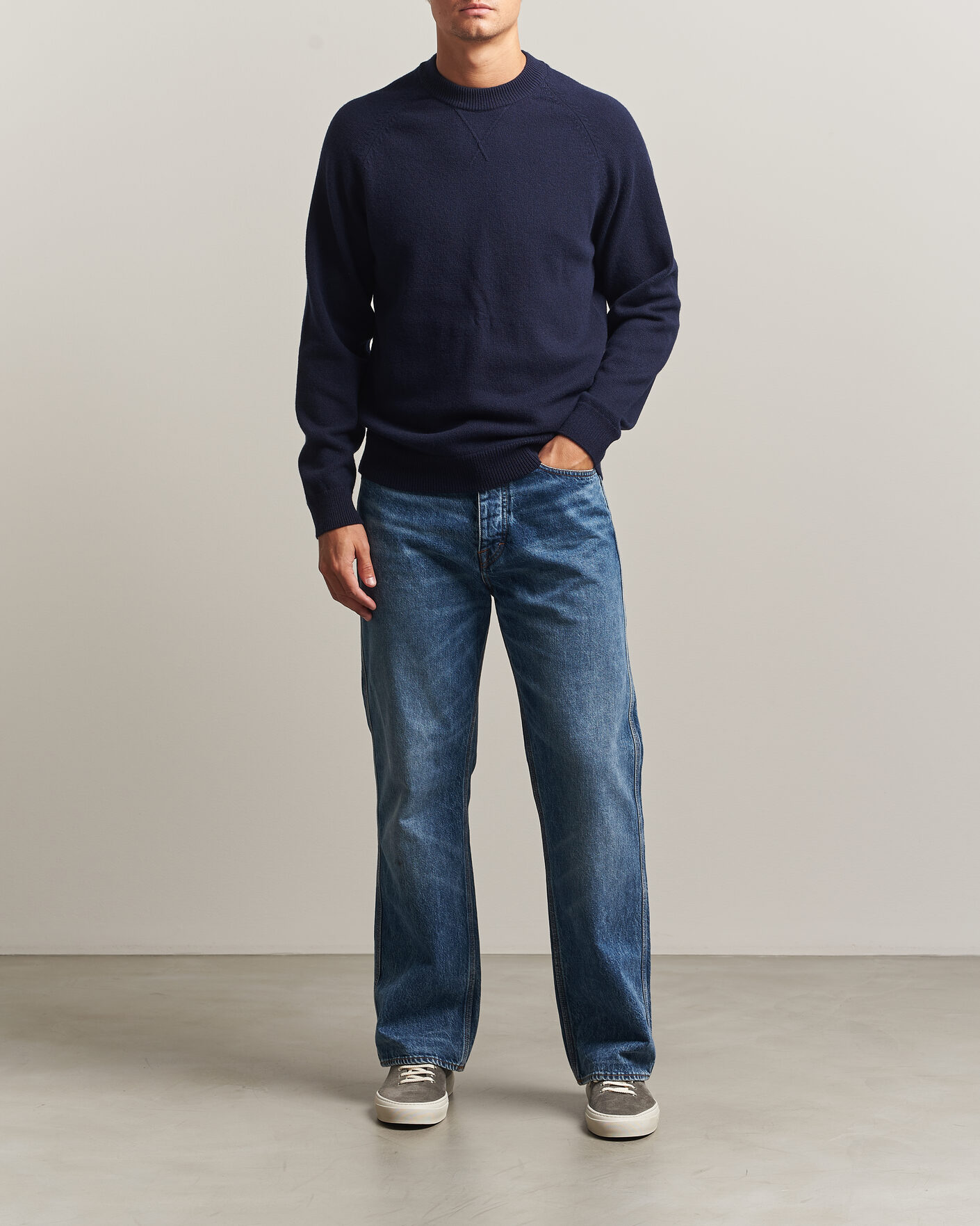 Herre | Gensere | PS Paul Smith | Wool Knitted Sweater Navy