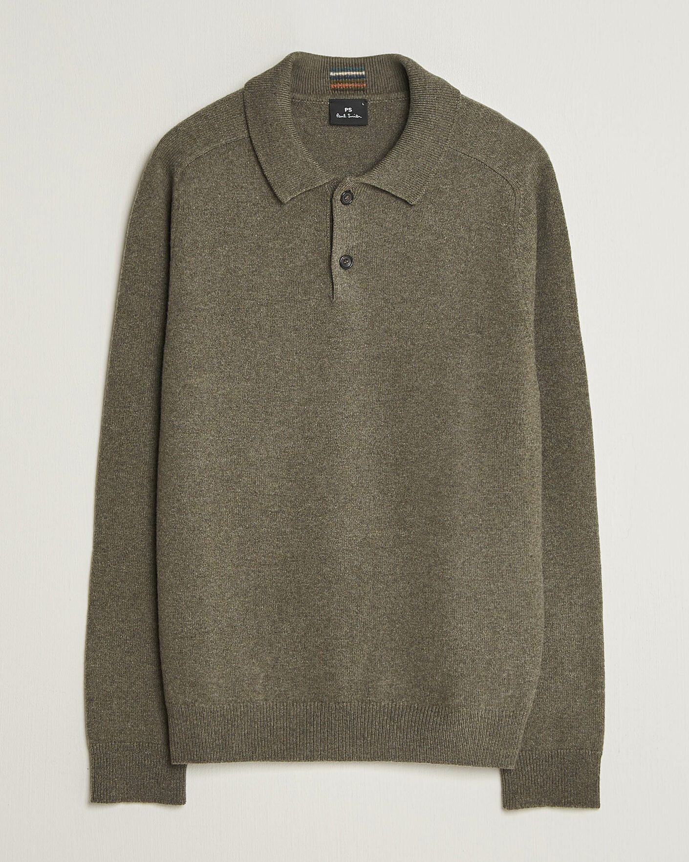 Herre | Gensere | PS Paul Smith | Wool Knitted Polo Green