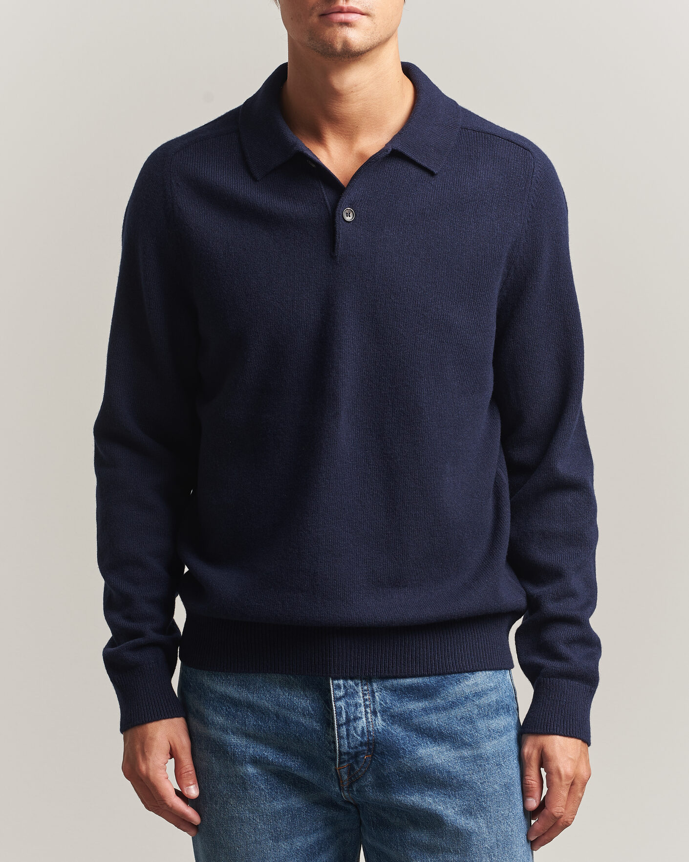 Herre | Gensere | PS Paul Smith | Wool Knitted Polo Navy