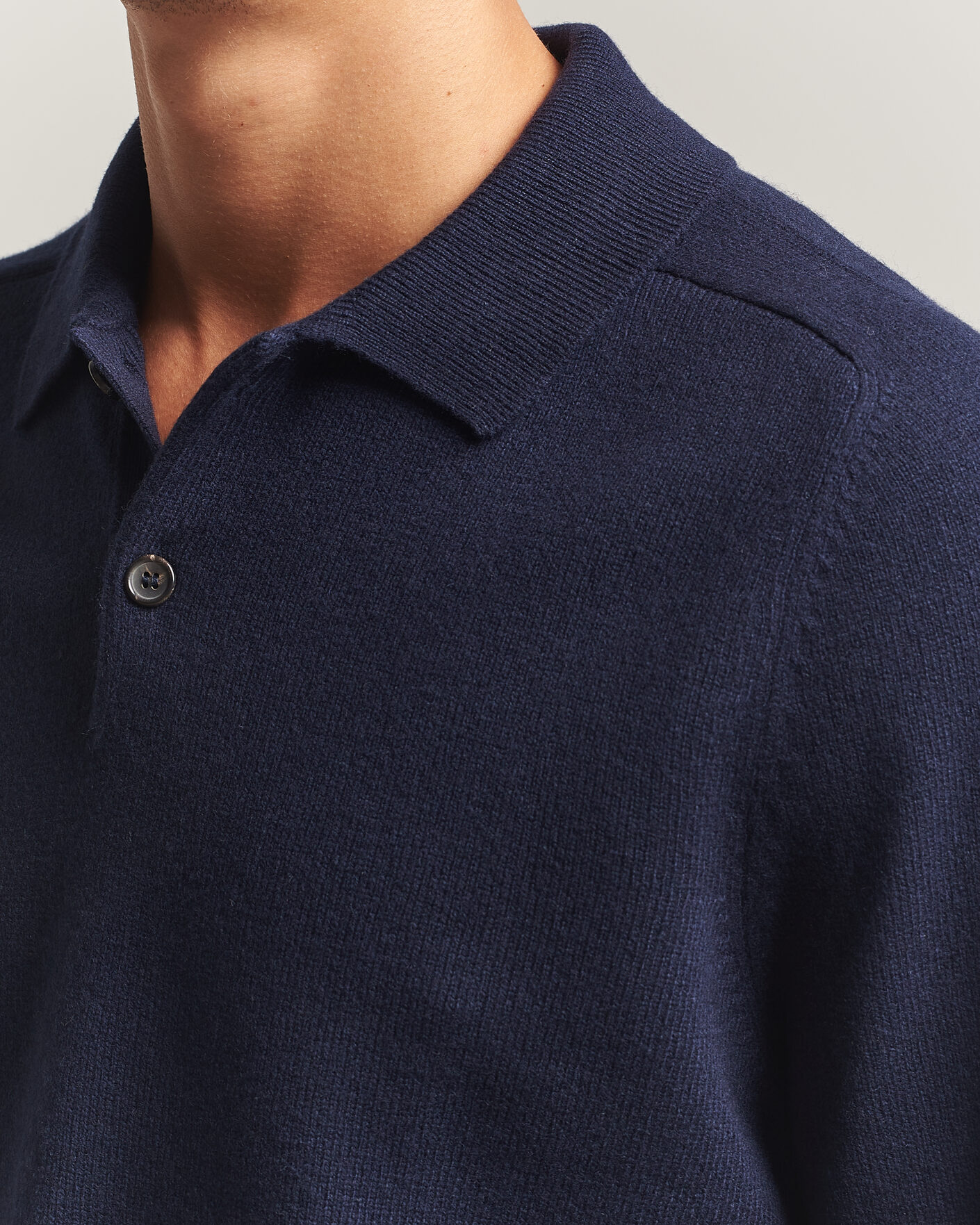 Herre | Gensere | PS Paul Smith | Wool Knitted Polo Navy