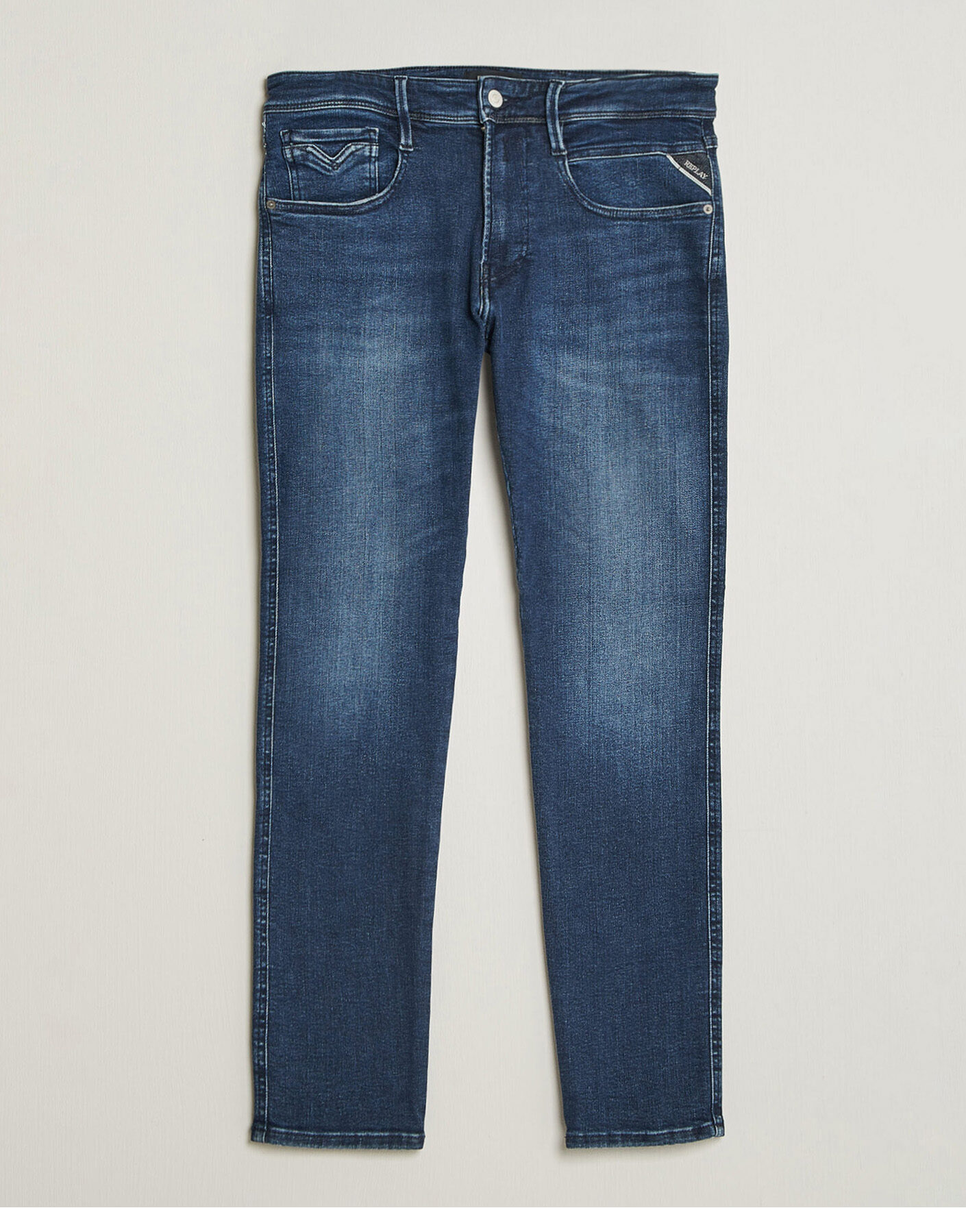 Herre | Jeans | Replay | Anbass Powerstretch Jeans Dark Blue