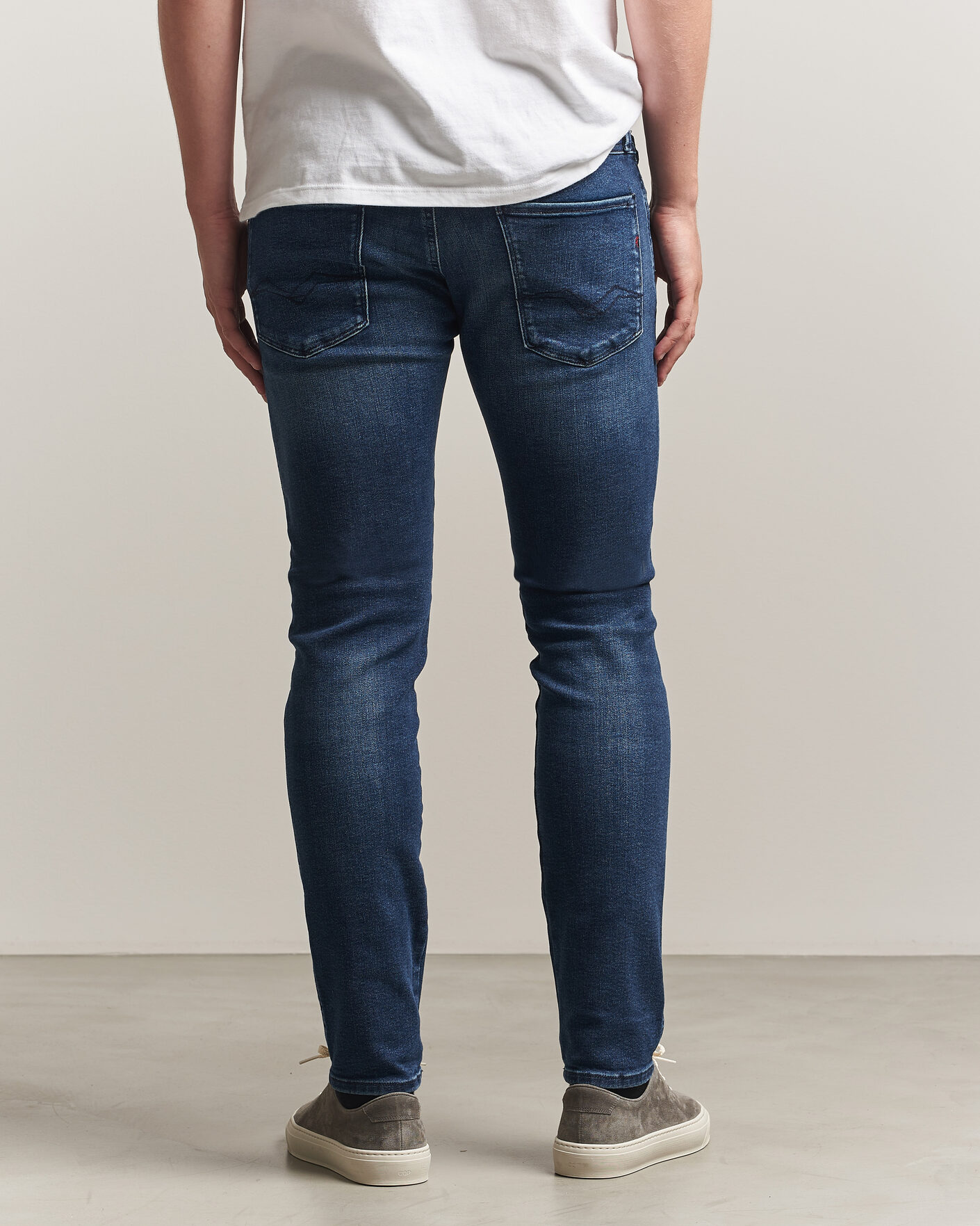 Herre | Jeans | Replay | Anbass Powerstretch Jeans Dark Blue
