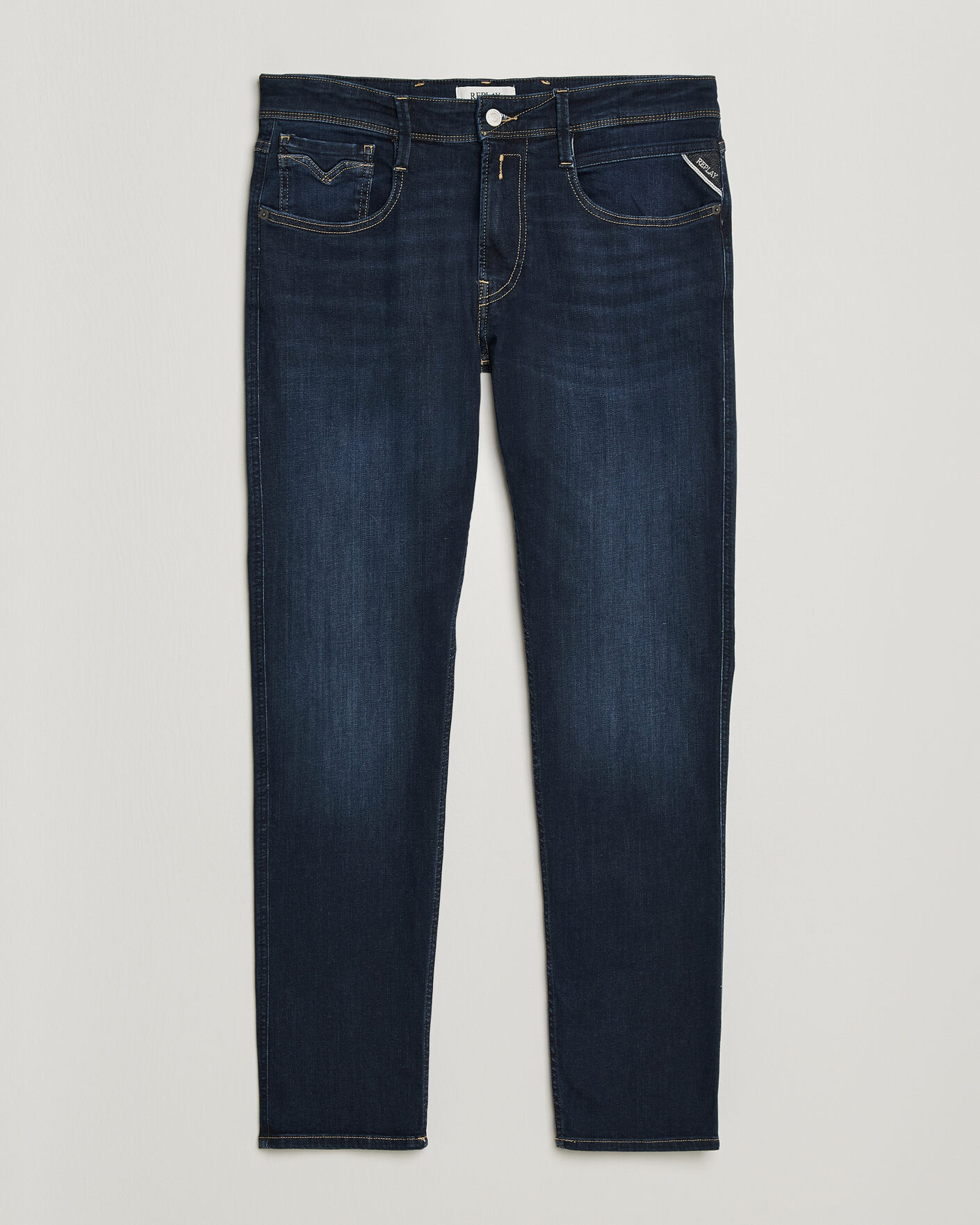 Herre | Jeans | Replay | Anbass Powerstretch Jeans Dark Blue