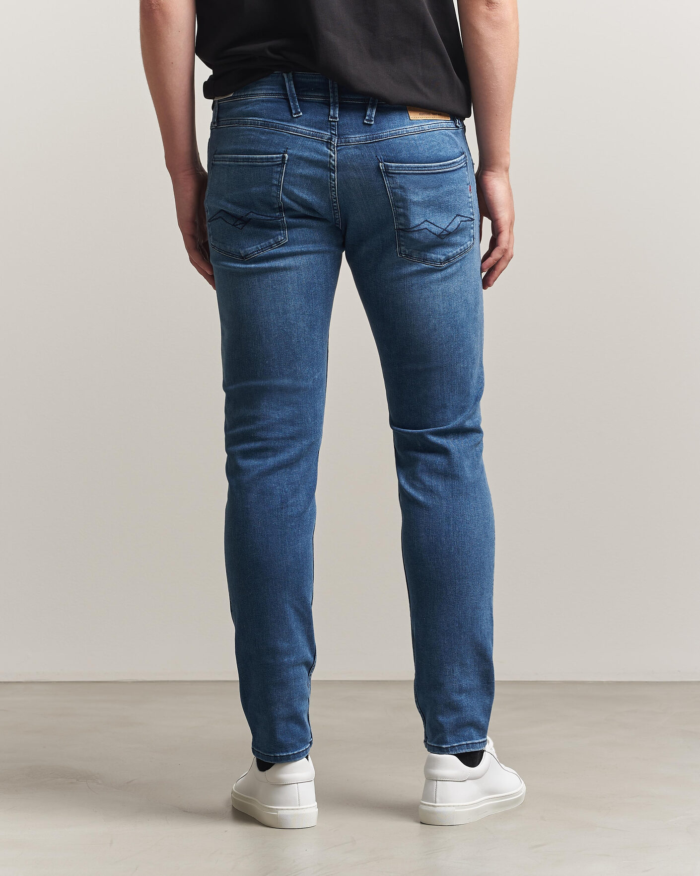 Herre | Jeans | Replay | Anbass Powerstretch Jeans Medium Blue