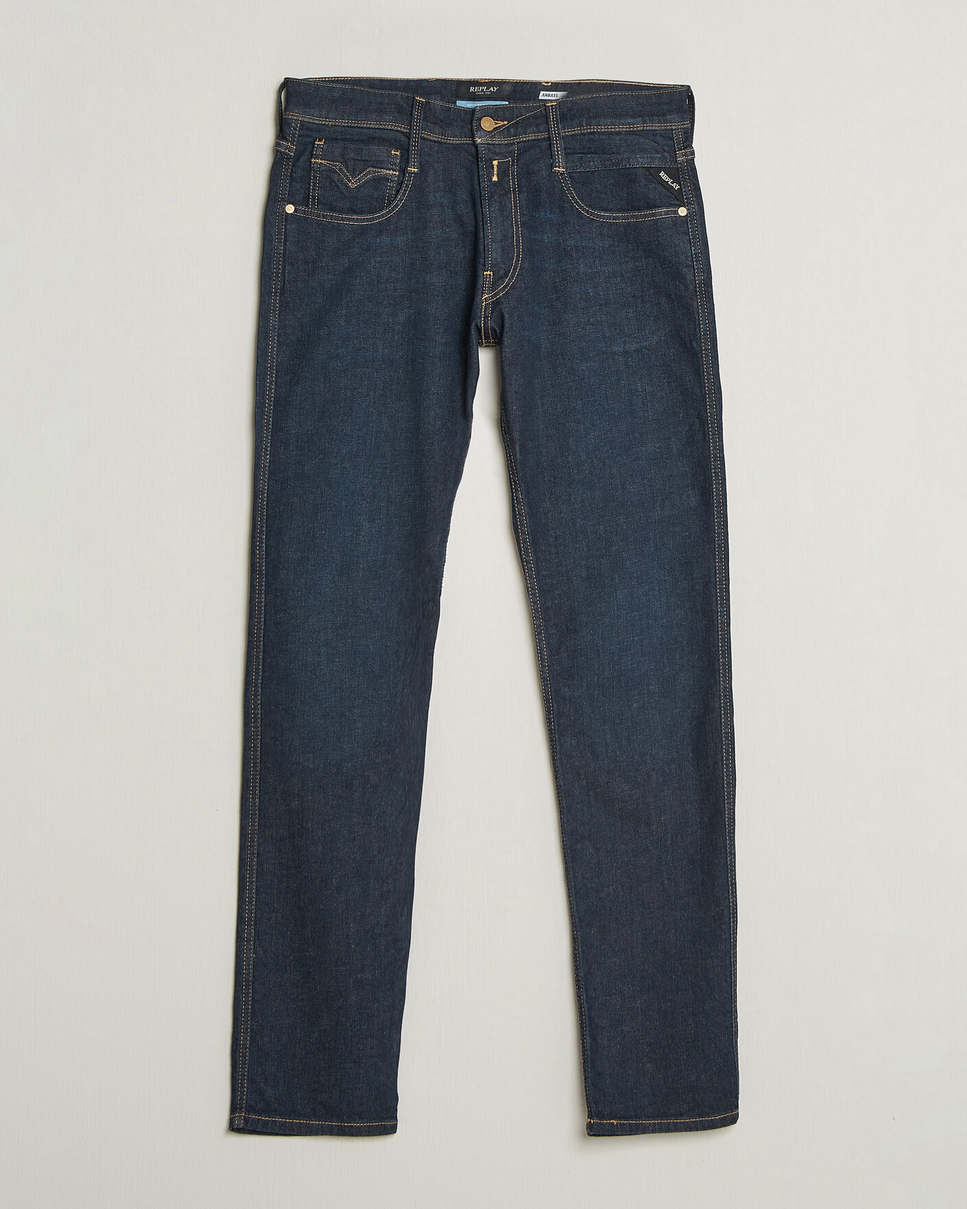 Herre | Jeans | Replay | Anbass Super Stretch DNA Jeans Dark Blue