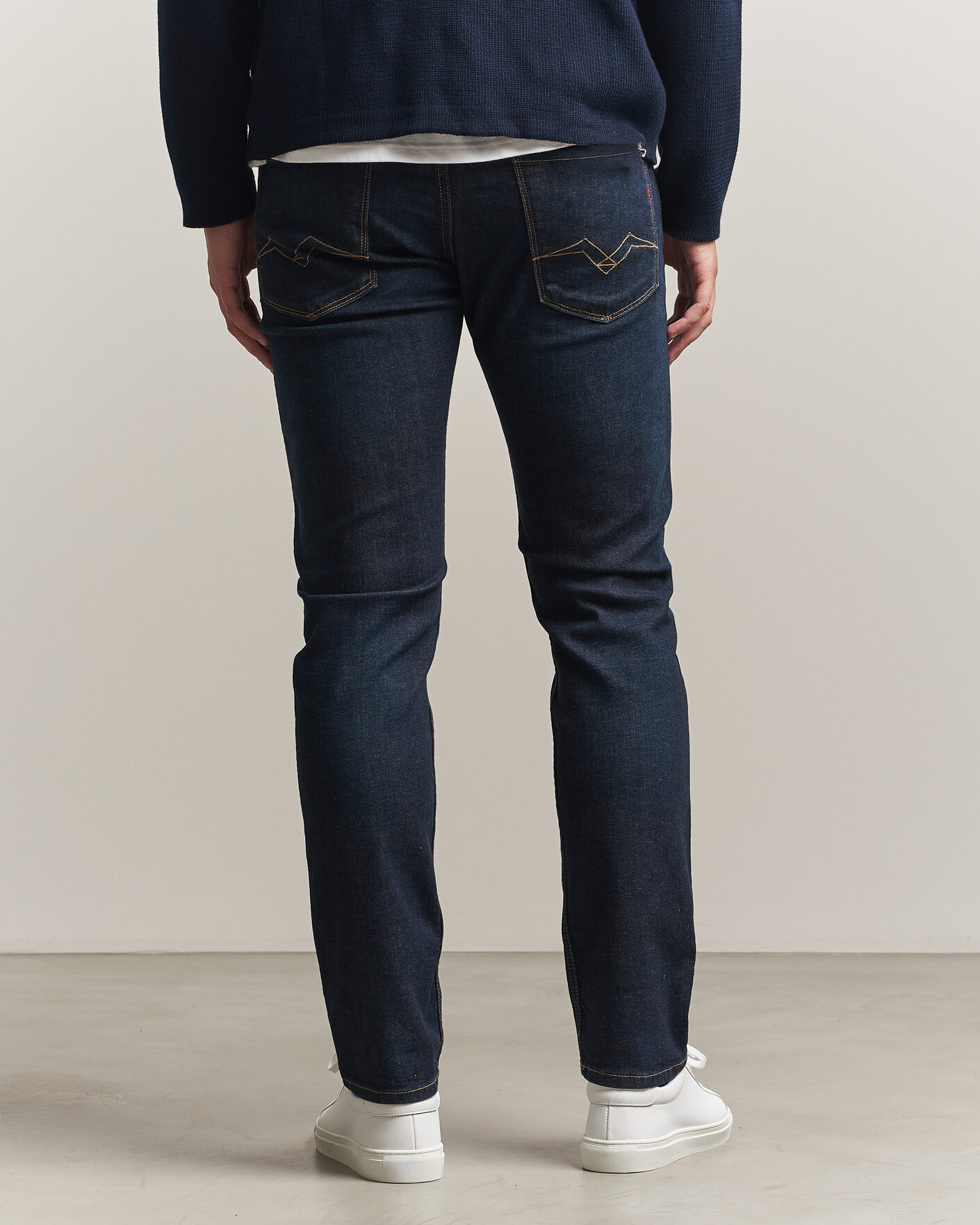 Herre | Jeans | Replay | Anbass Super Stretch DNA Jeans Dark Blue