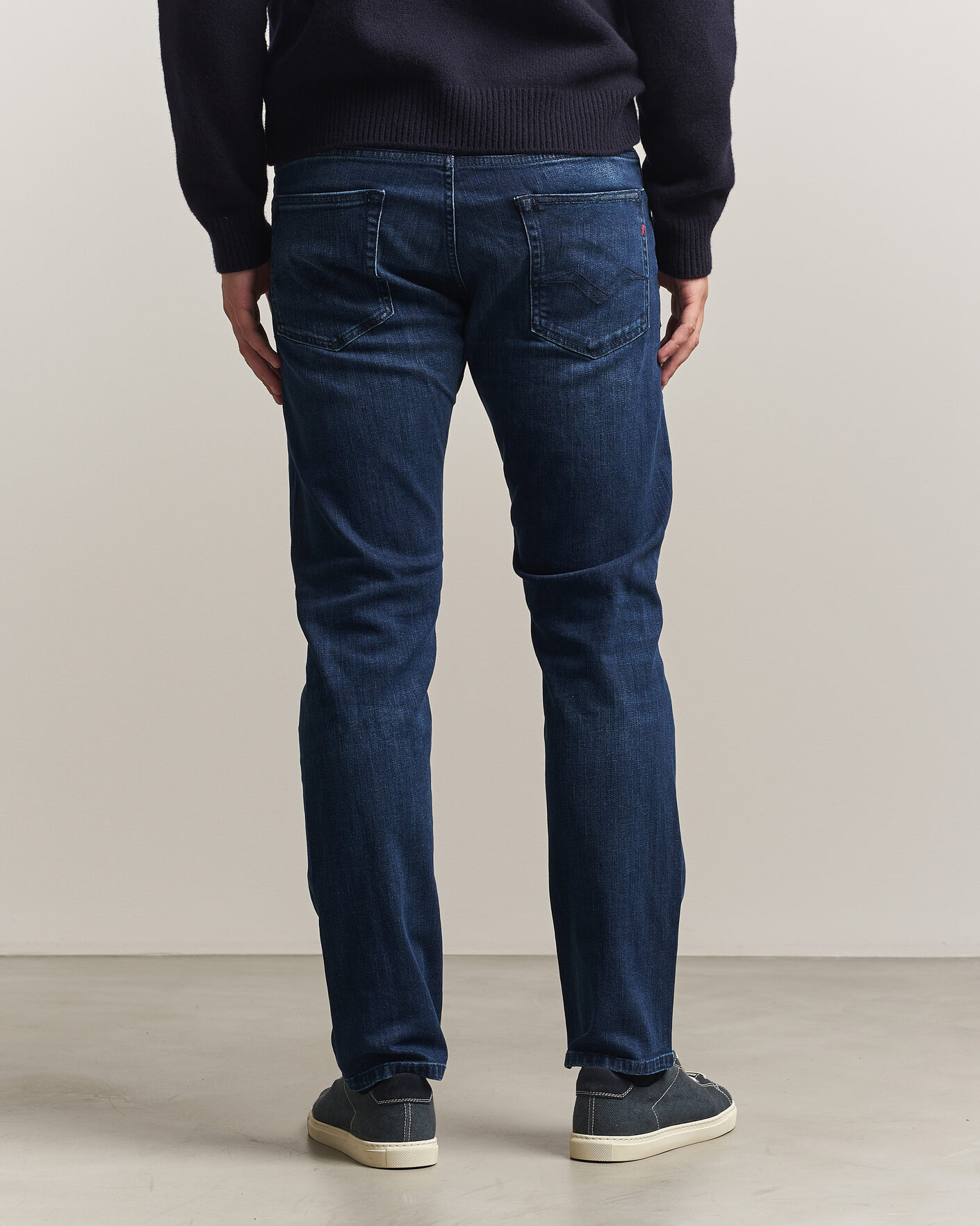 Herre | Jeans | Replay | Grover Powerstretch Jeans Dark Blue
