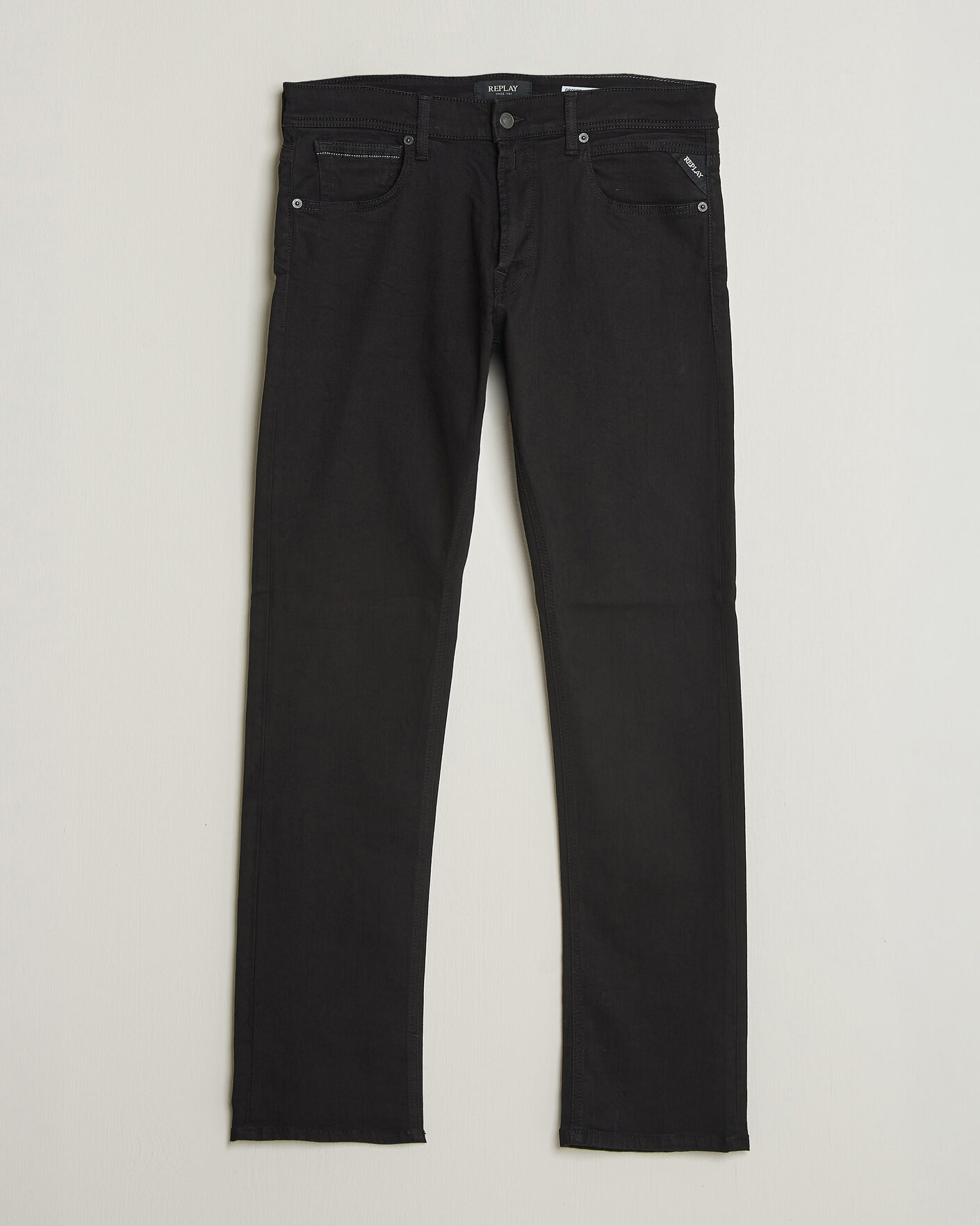 Herre | Jeans | Replay | Grover Powerstretch Jeans Stay Black