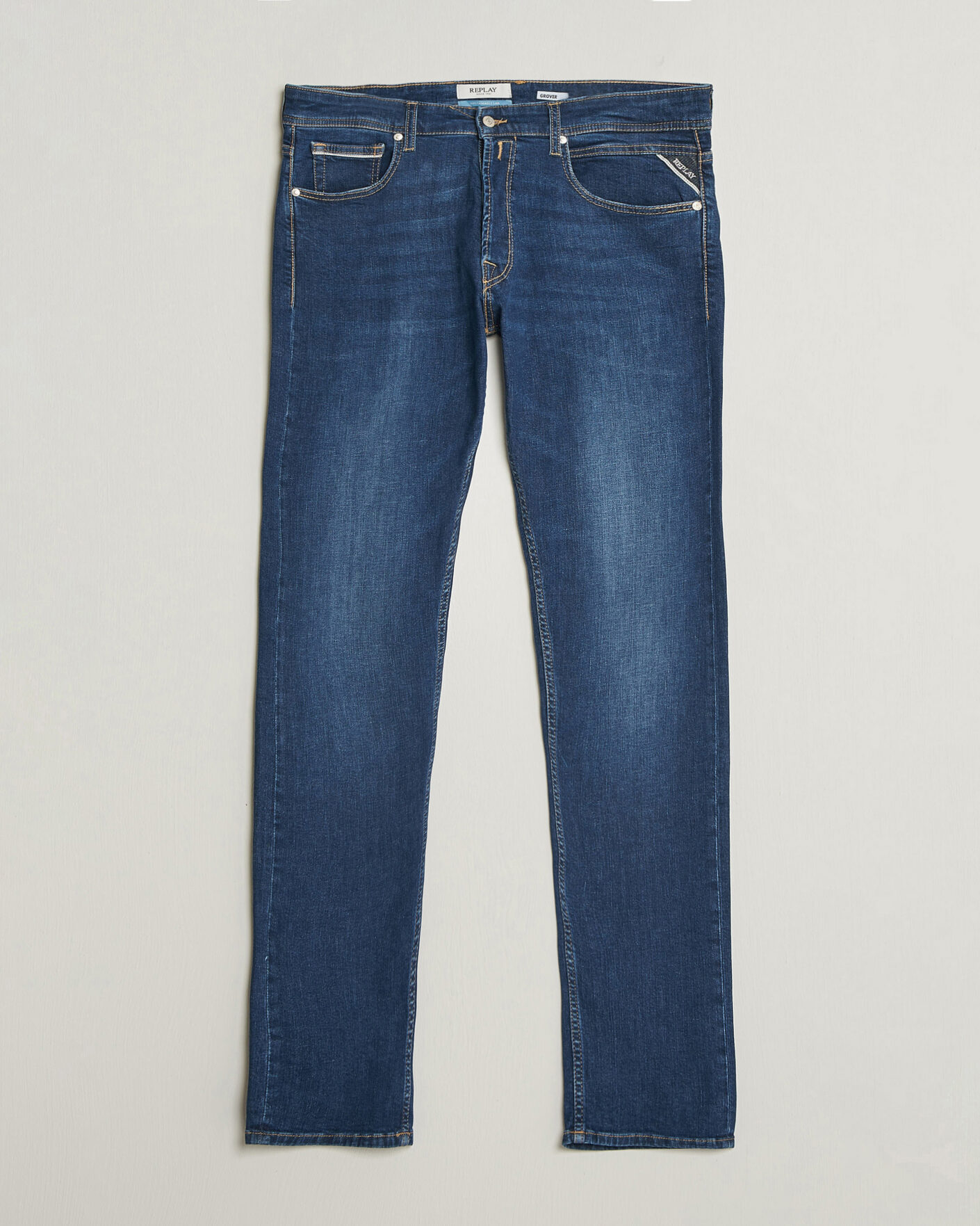 Herre | Jeans | Replay | Grover Super Stretch DNA Jeans Dark Blue